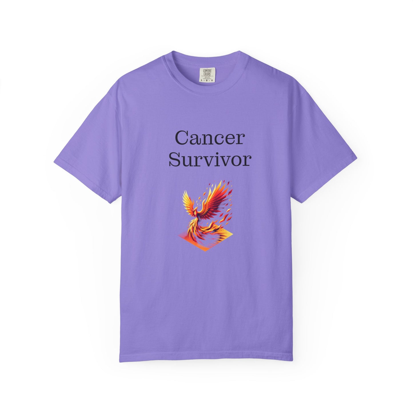 Cancer Survivor Unisex Garment-Dyed T-shirt - Inspirational Motivational Tee