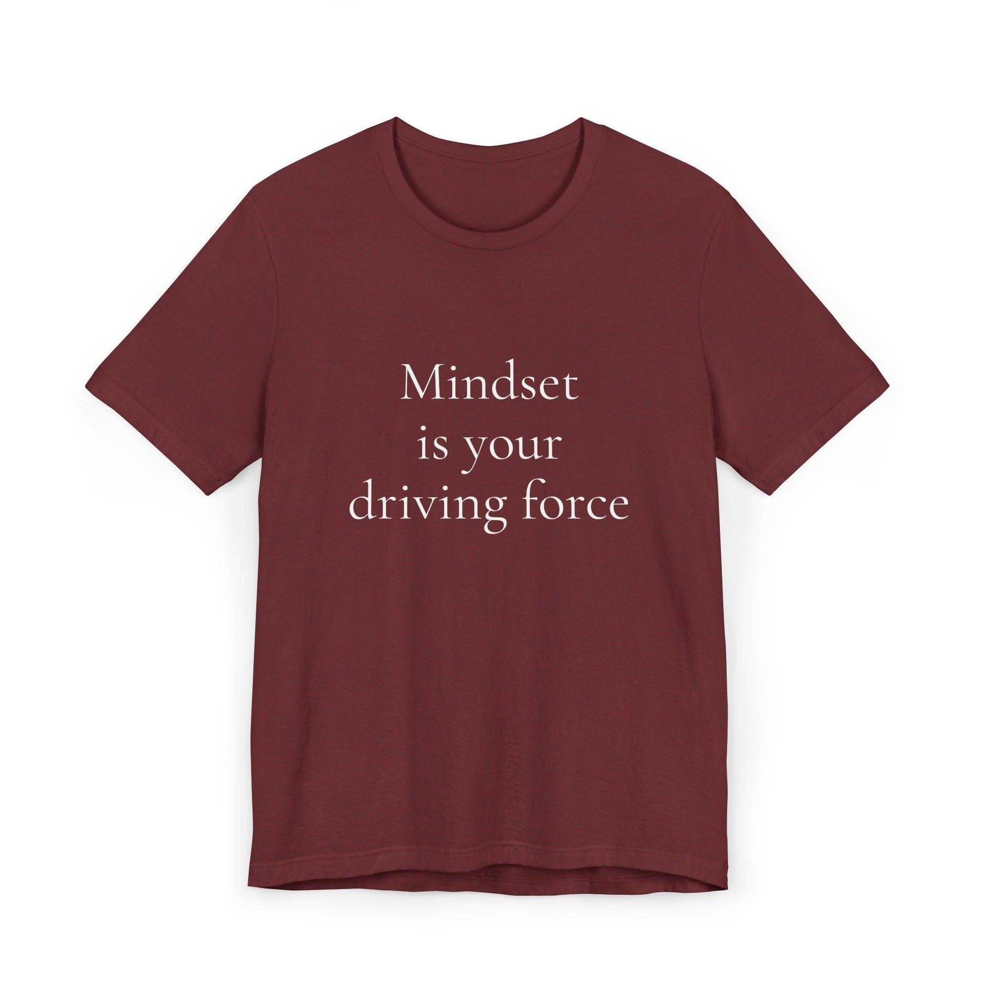 Inspirational Unisex Jersey T-Shirt - Mindset Vibe - The Dreamer's Bookshop.