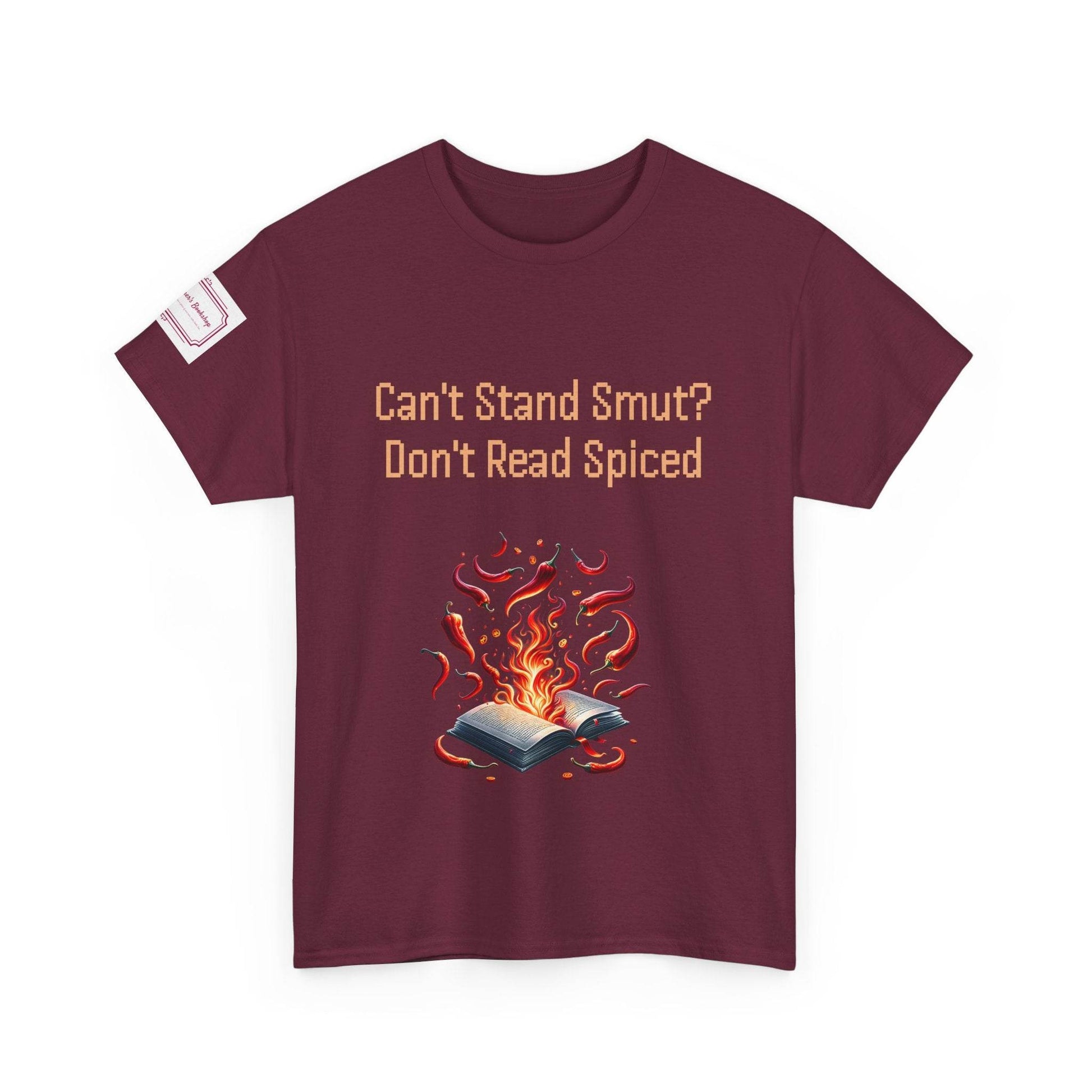 Can't Stand Smut? - Unisex Heavy Cotton Tee - Spiced Books - The Dreamer's Bookshop.