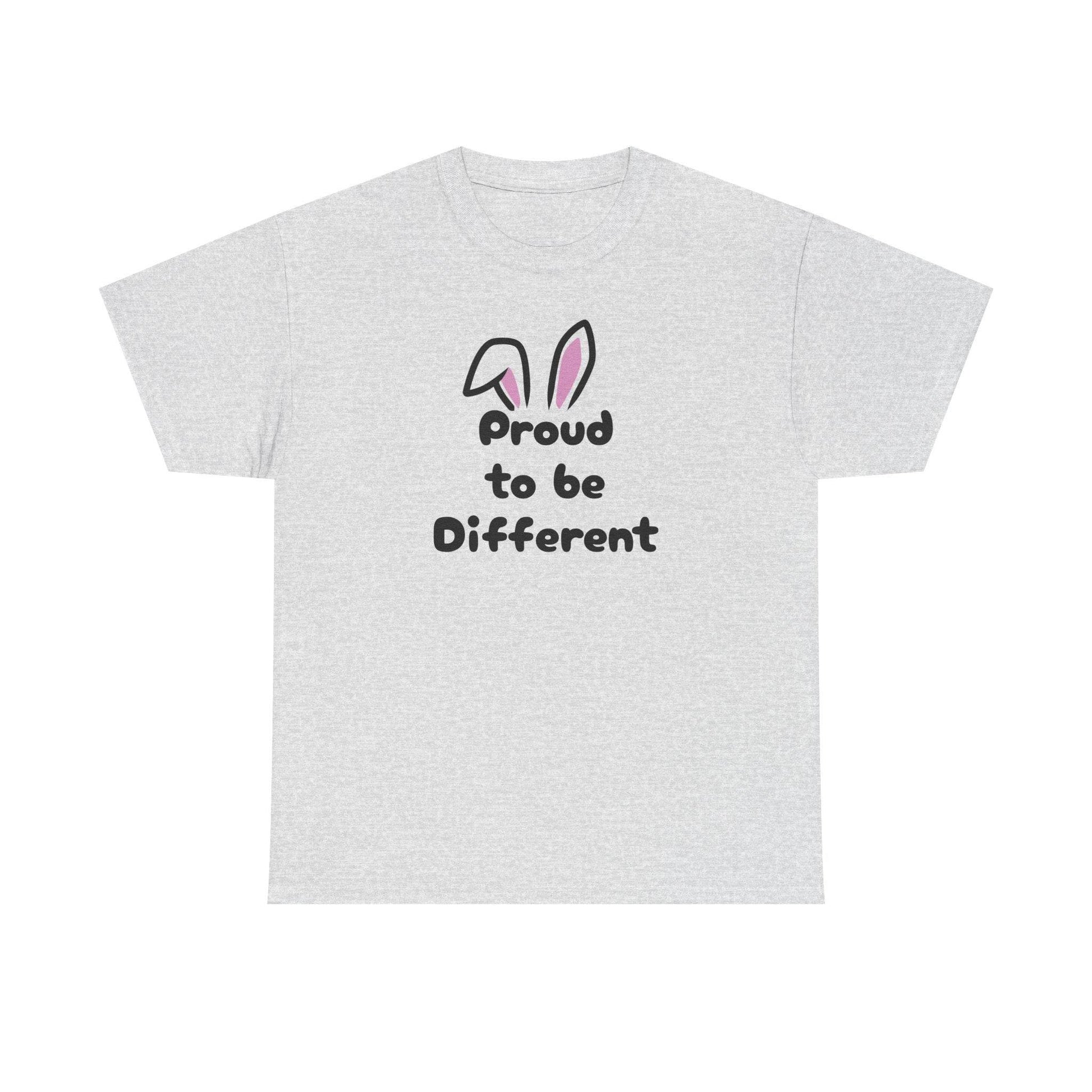 Proud to Be Different Unisex Heavy Cotton Tee - Celebrate Individuality - The Dreamer's Bookshop.