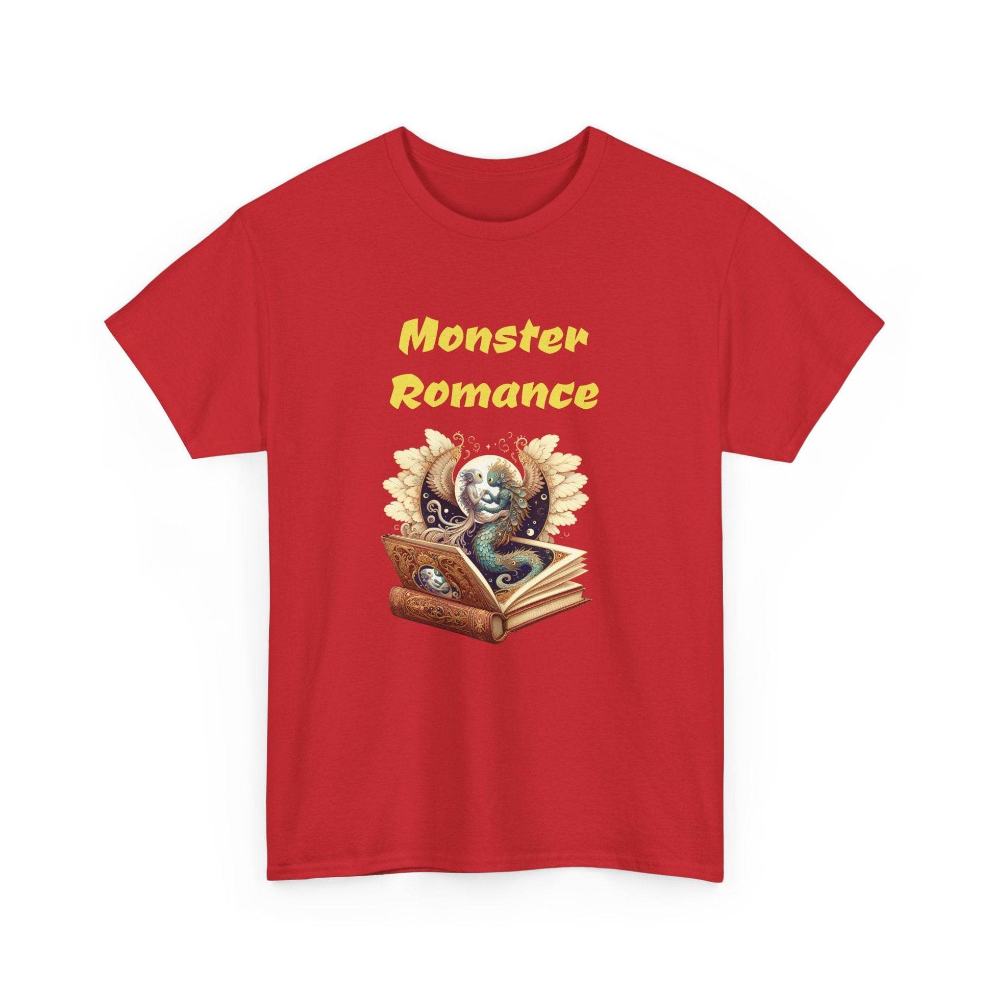 Fantasy - Graphic Tee - Unisex Heavy Cotton T-Shirt Monster Romance Books - The Dreamer's Bookshop.