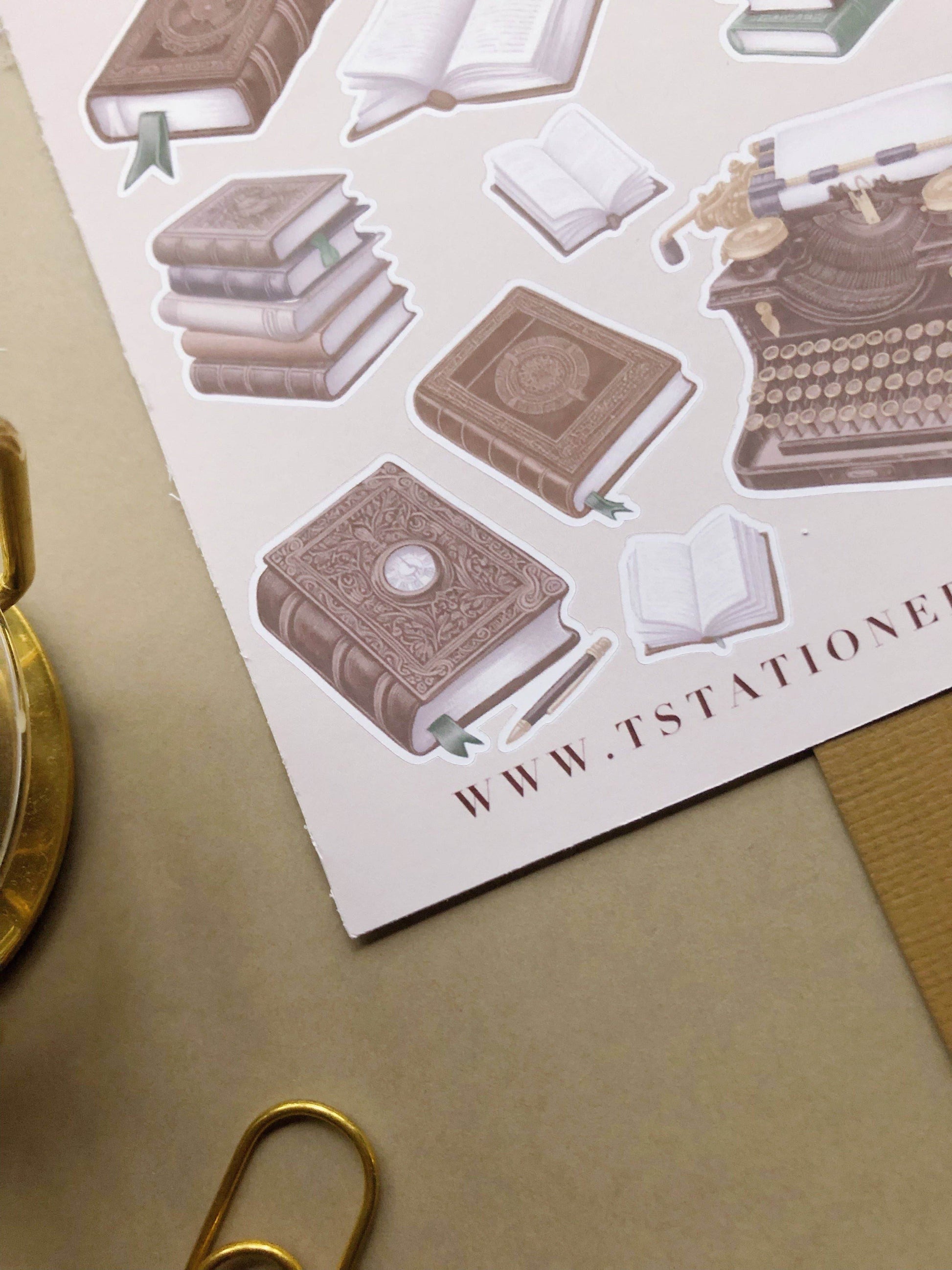 T's Stationery - Stickervel „Plenty Books” - The Dreamer's Bookshop.