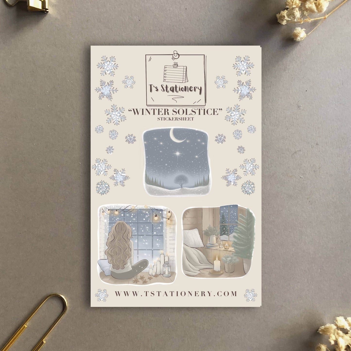 T's Stationery - „Winterzonnewende” - The Dreamer's Bookshop.