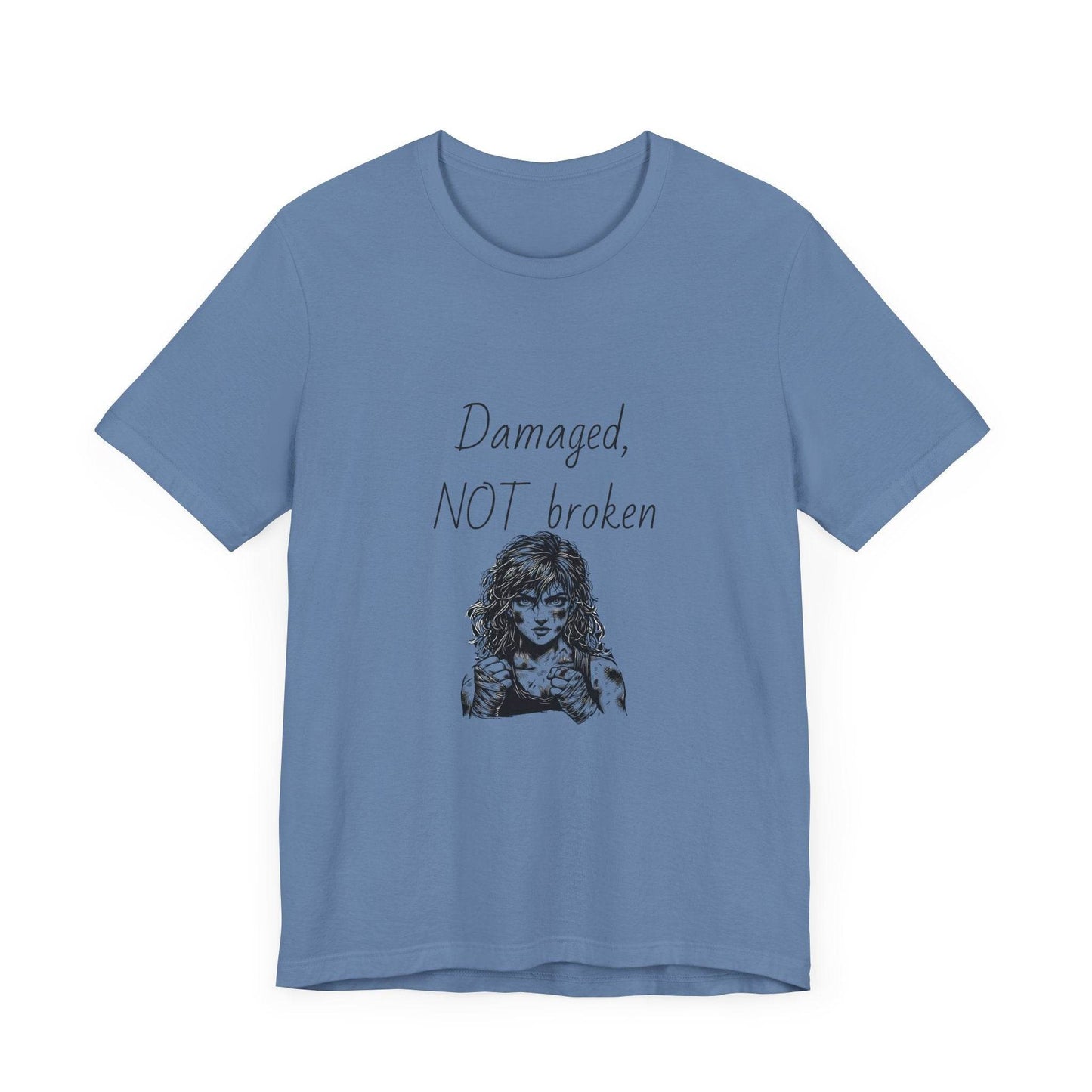 Fierce Survivor Unisex Short Sleeve Tee - Damaged, NOT broken - The Dreamer's Bookshop.