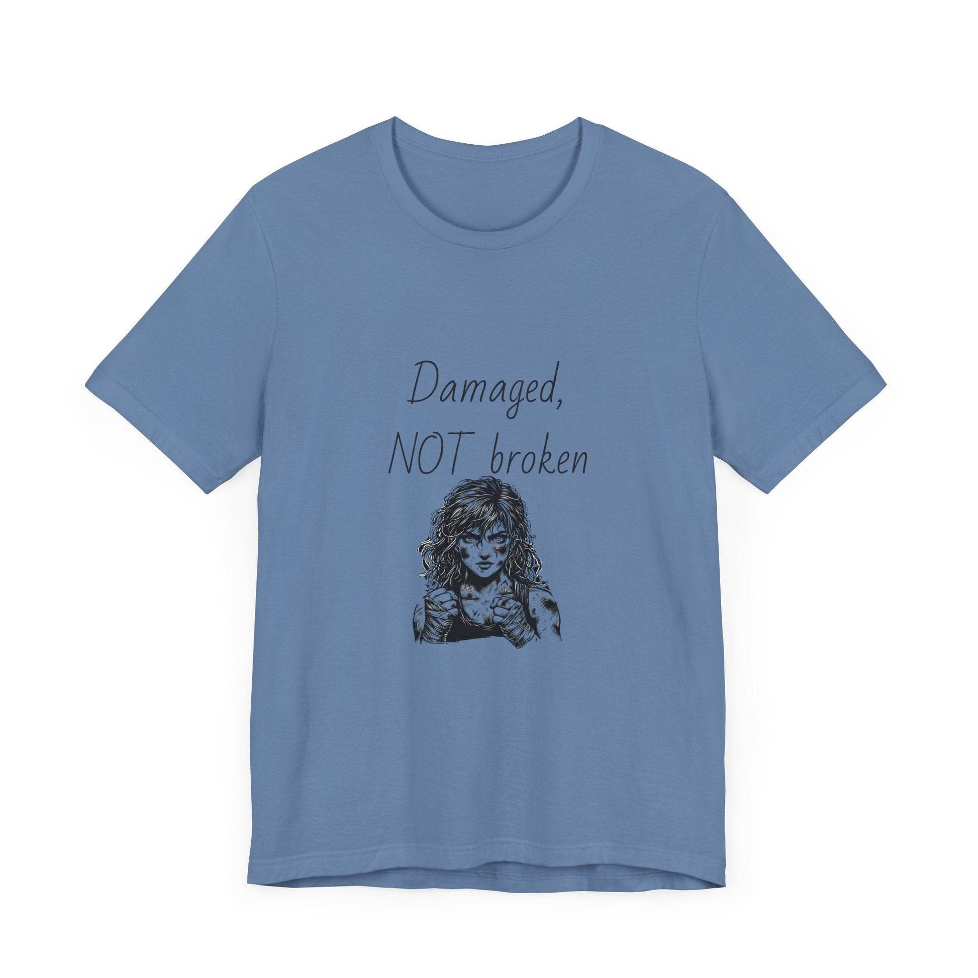 Fierce Survivor Unisex Short Sleeve Tee - Damaged, NOT broken - The Dreamer's Bookshop.