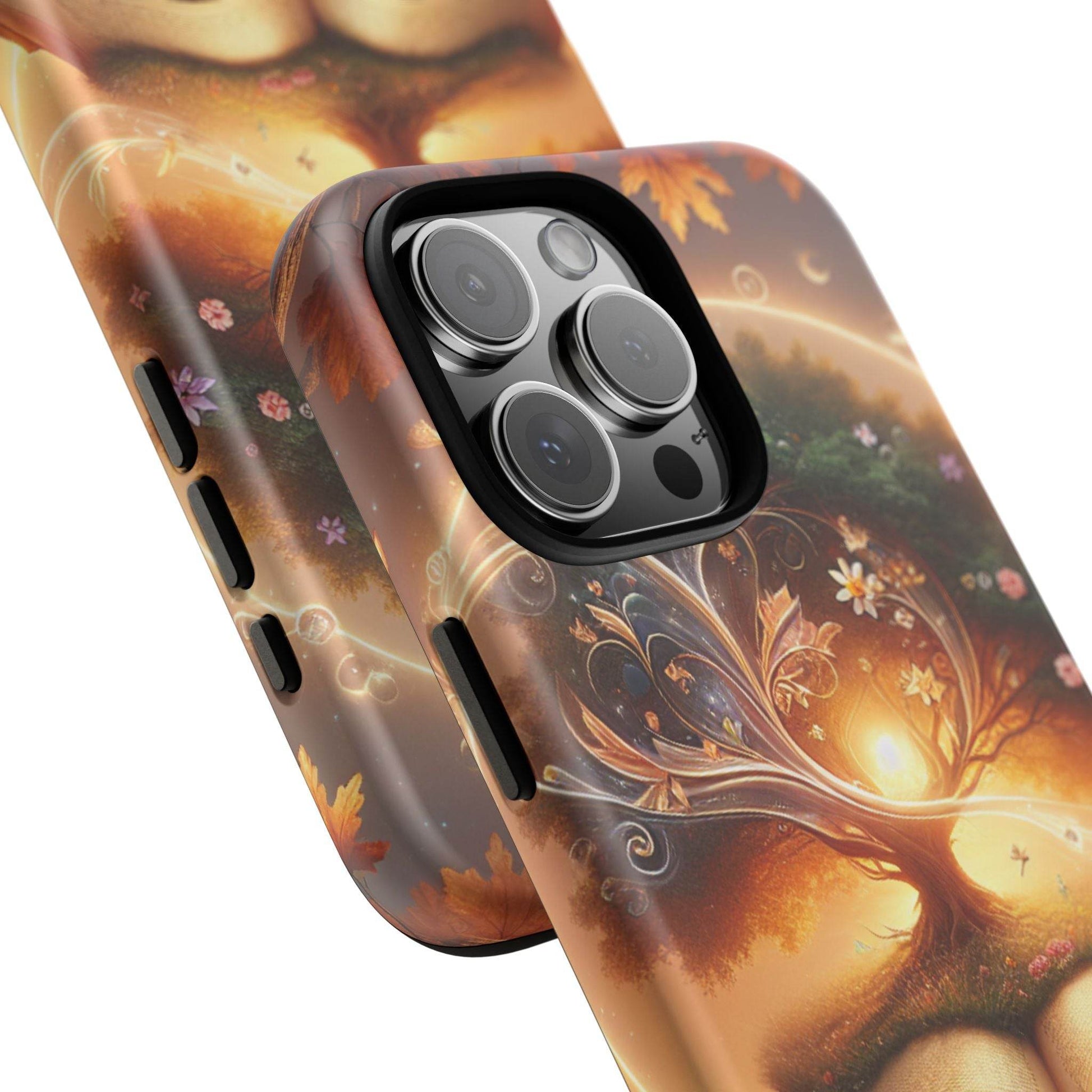 Nature-Inspired iPhone & Samsung Phone Case with Tree of Life Design - The Dreamer's Bookshop.
