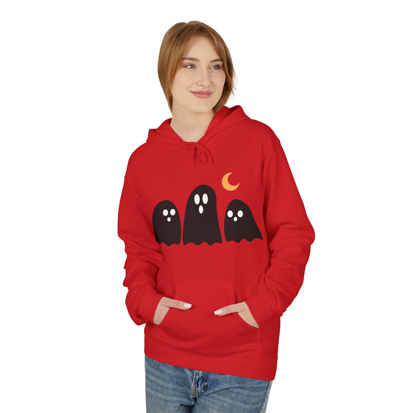 Spooky Hooded Sweatshirt - Halloween - Perfect for Spooky Lovers