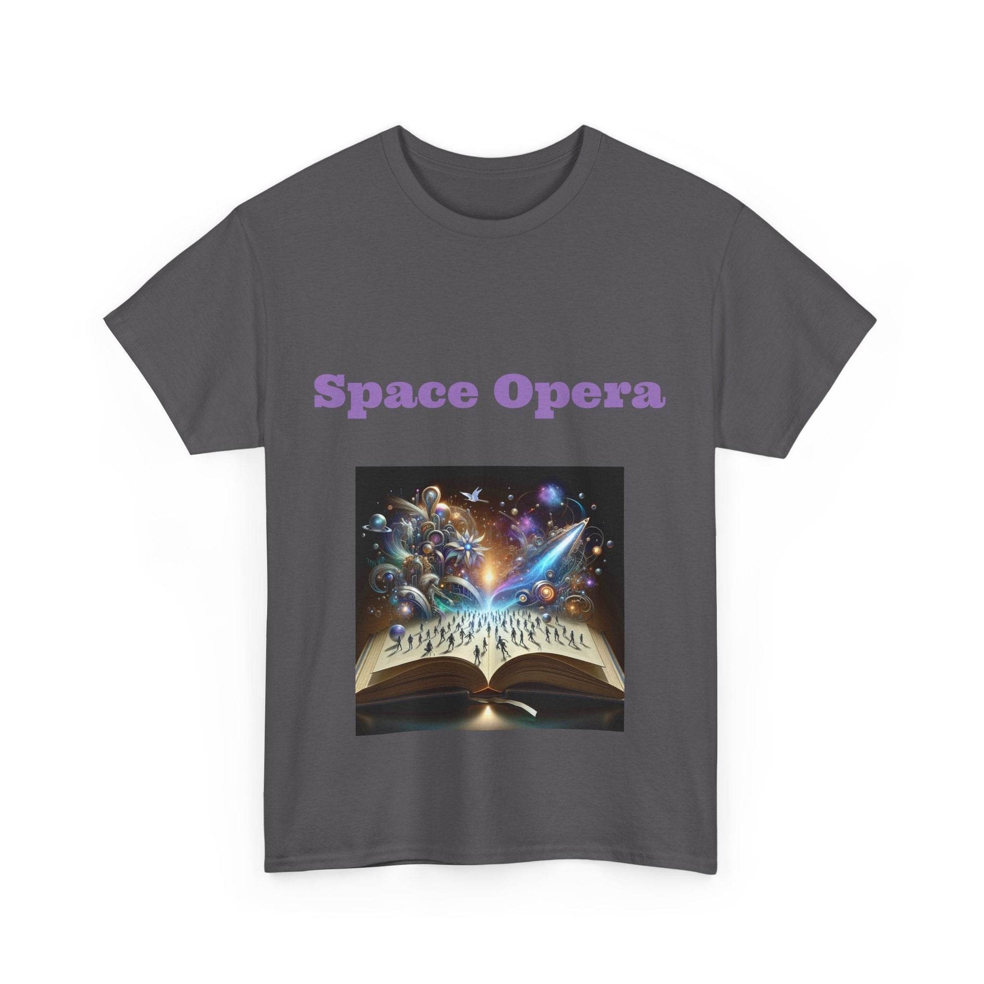 Space Opera - Unisex Heavy Cotton Tee - Sci-Fi Books - The Dreamer's Bookshop.