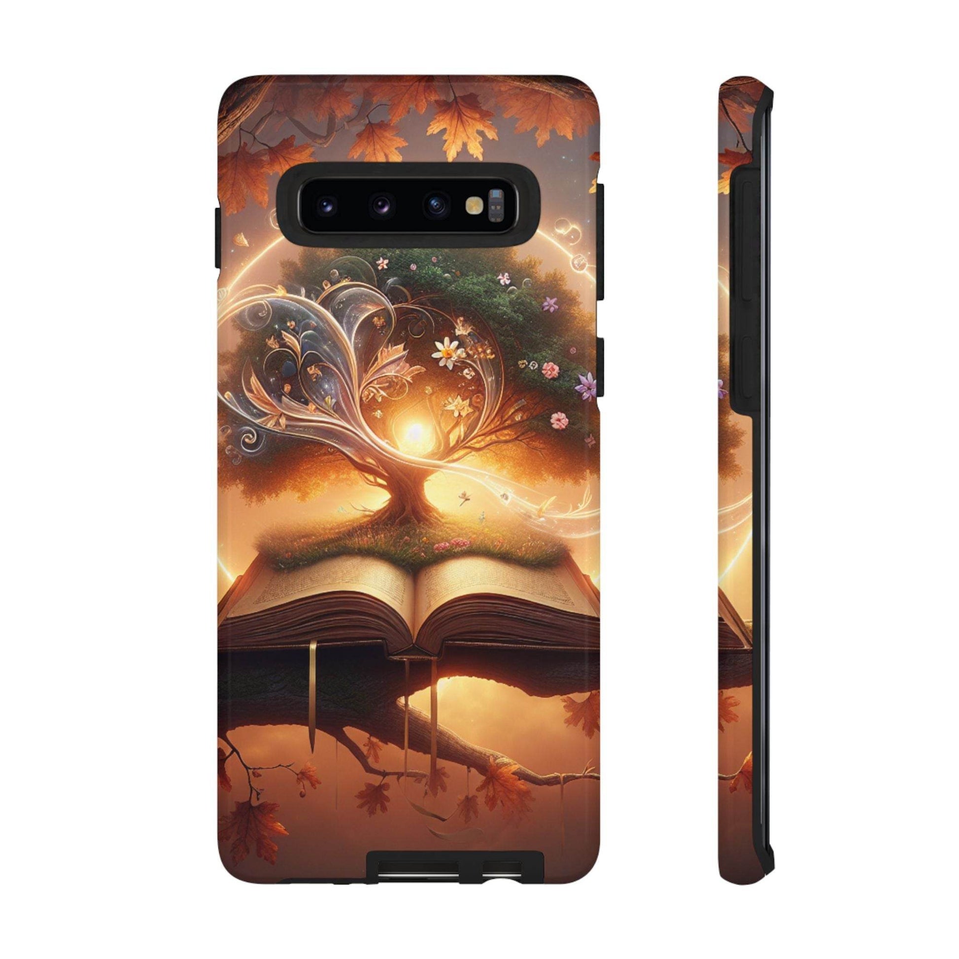 Google & Samsung - Artistic Phone Case with BookishTree Design - Tough Cases - The Dreamer's Bookshop.