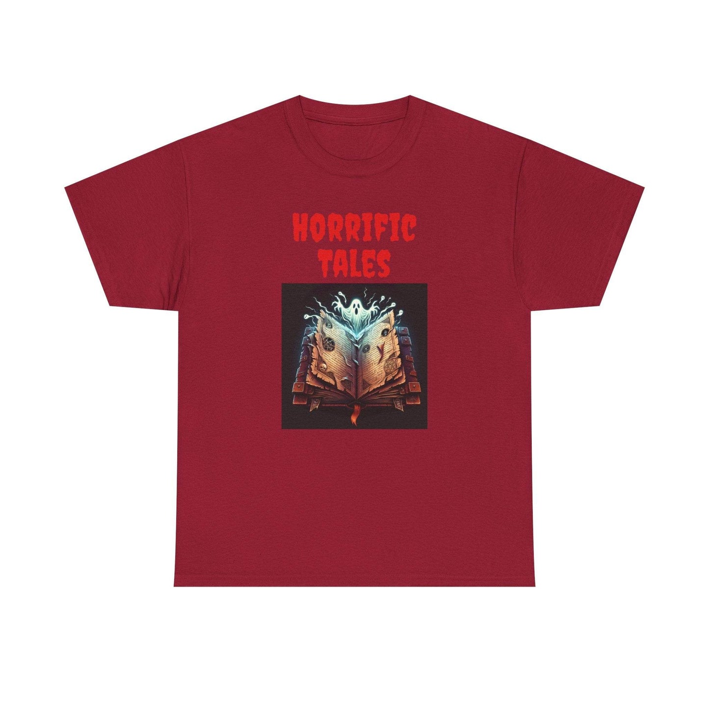 Horrific Tales - A Unisex Heavy Cotton Tee - Perfect Gift for Book Lovers - The Dreamer's Bookshop.