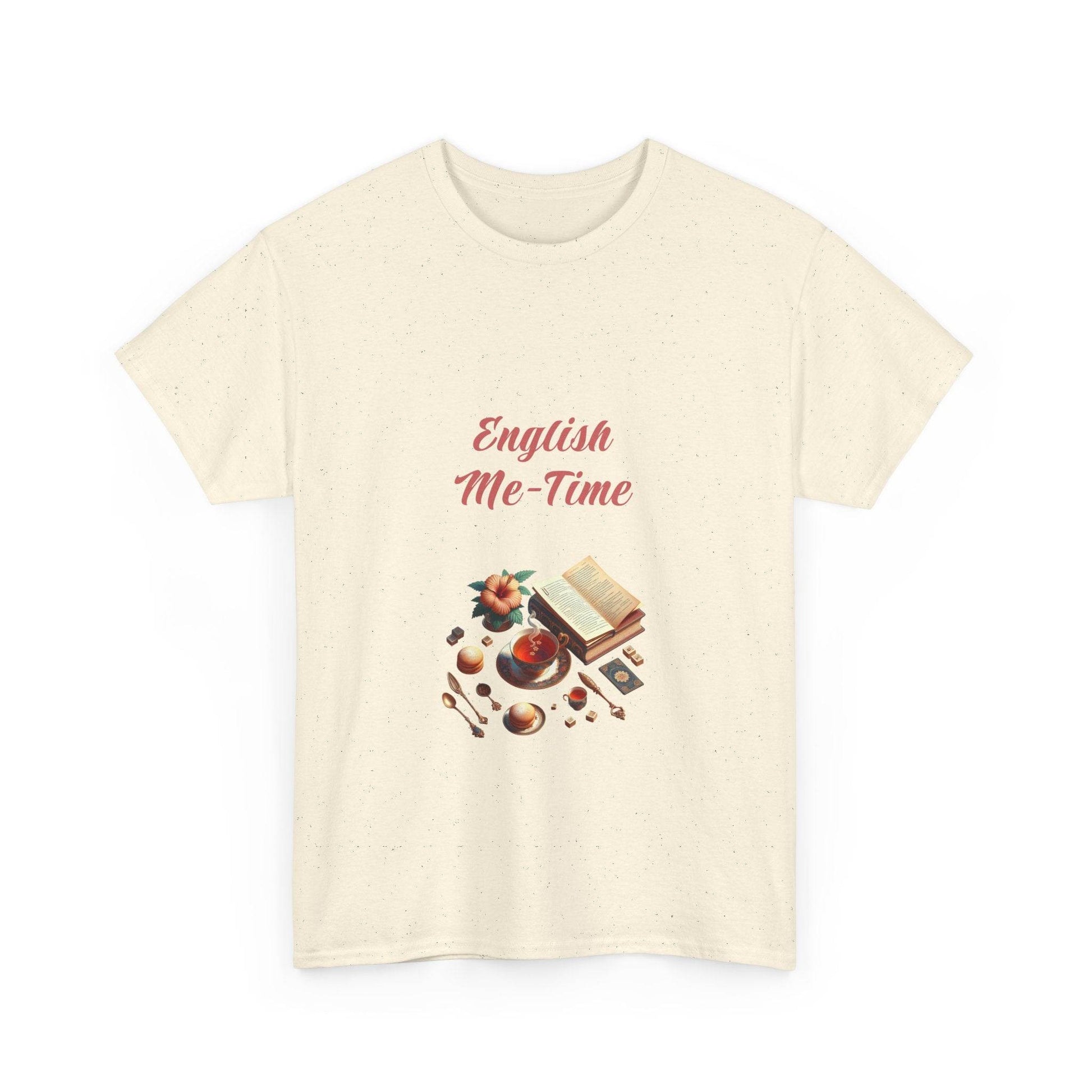 English Me-Time - Unisex Heavy Cotton Tee for Book Lovers - The Dreamer's Bookshop.