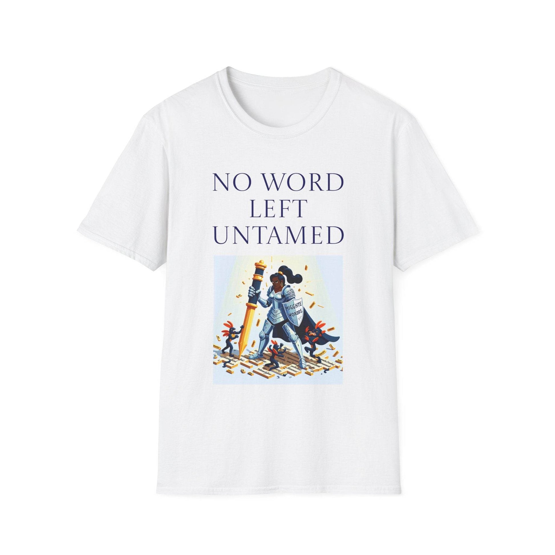 Unisex Softstyle T-Shirt - 'No Word' - The Dreamer's Bookshop.