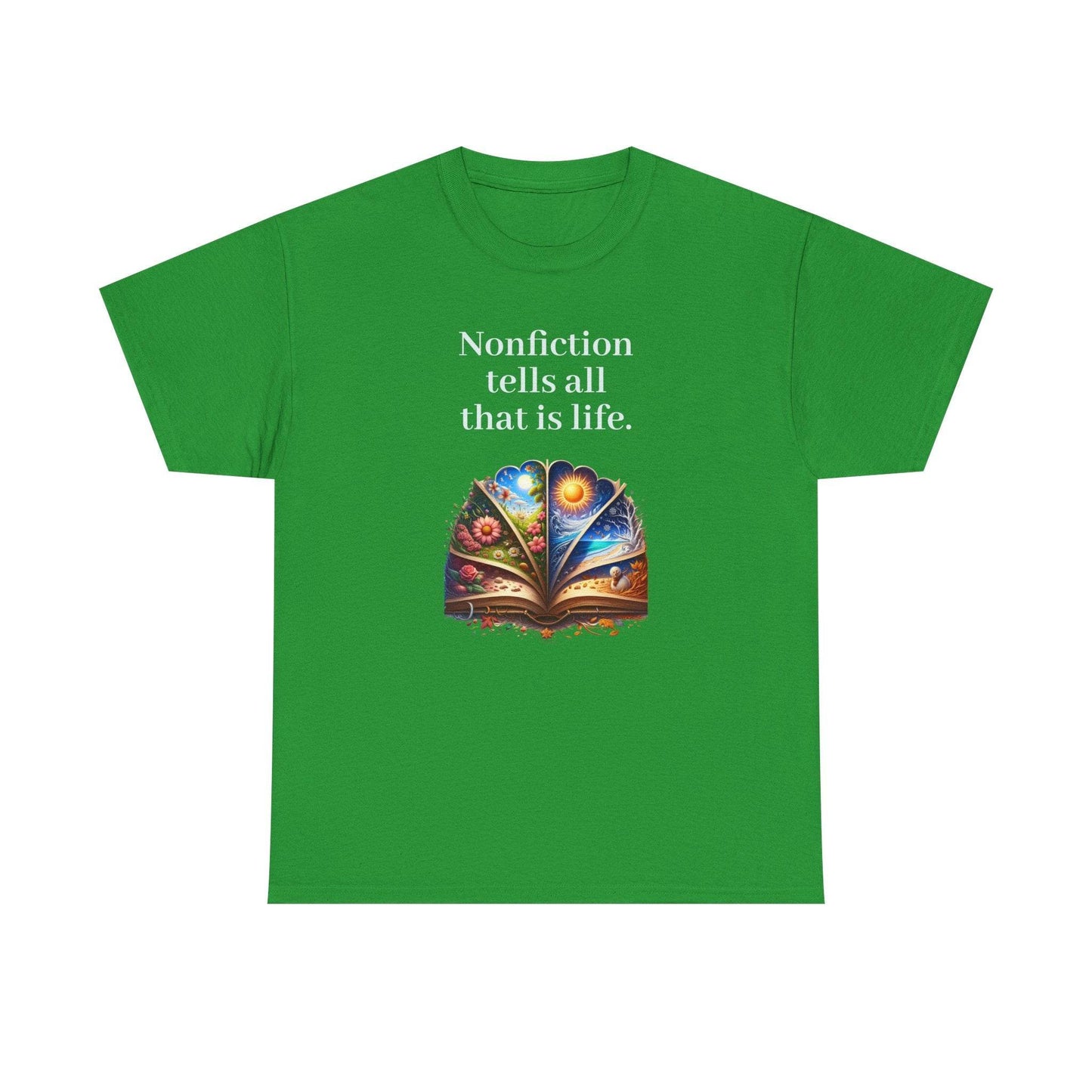That is Life - Graphic Tee - Unisex Heavy Cotton T-Shirt Nonfiction Books - The Dreamer's Bookshop.