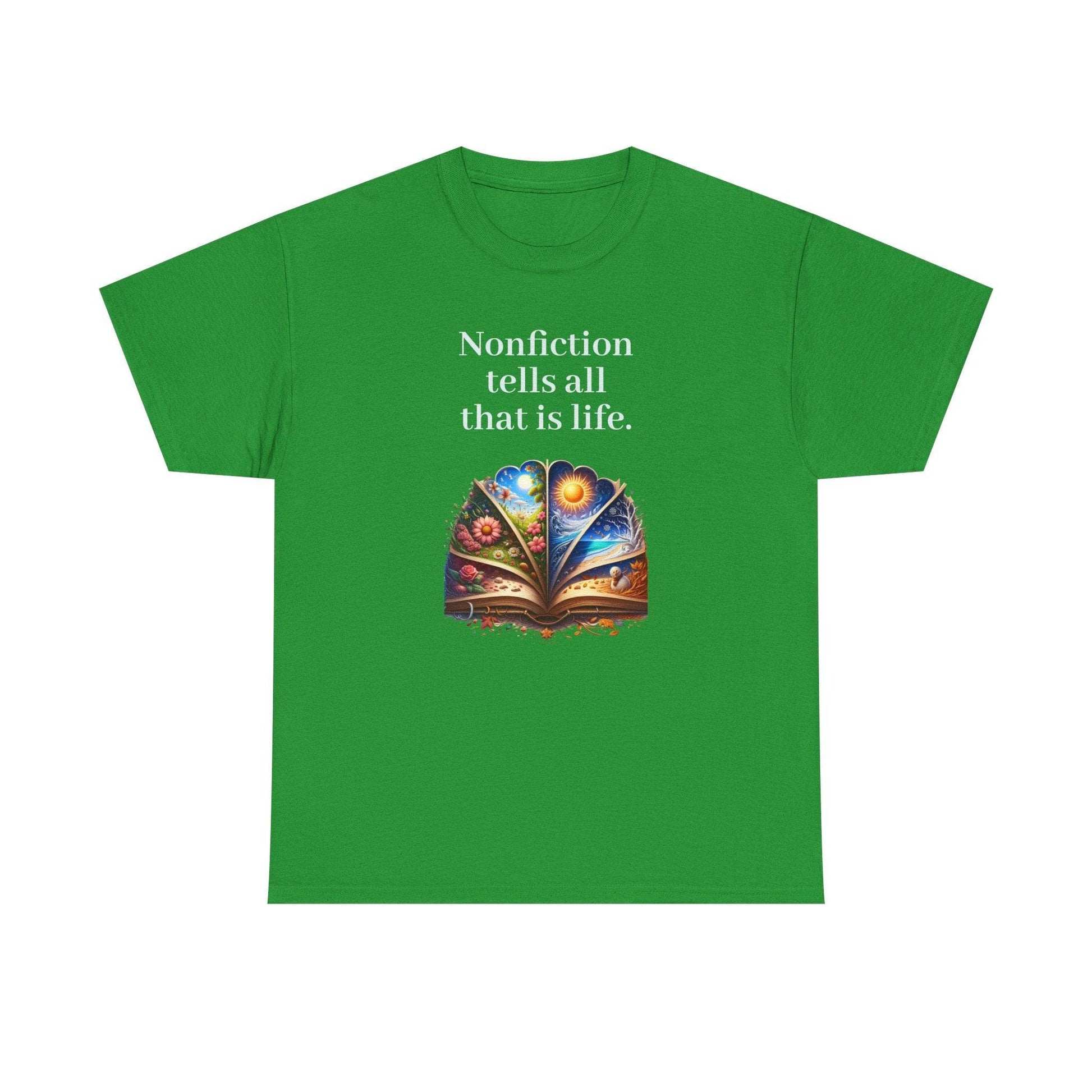 That is Life - Graphic Tee - Unisex Heavy Cotton T-Shirt Nonfiction Books - The Dreamer's Bookshop.