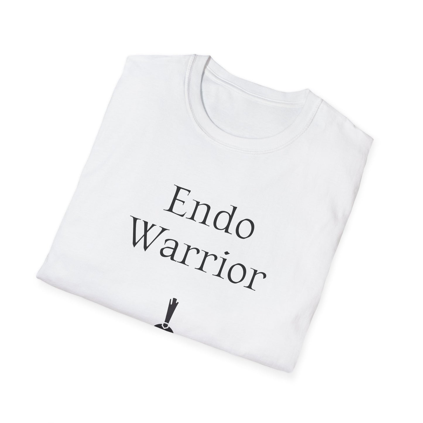 Endometriosis Warrior Unisex Softstyle T-Shirt - Empowering Battle for Women's Health