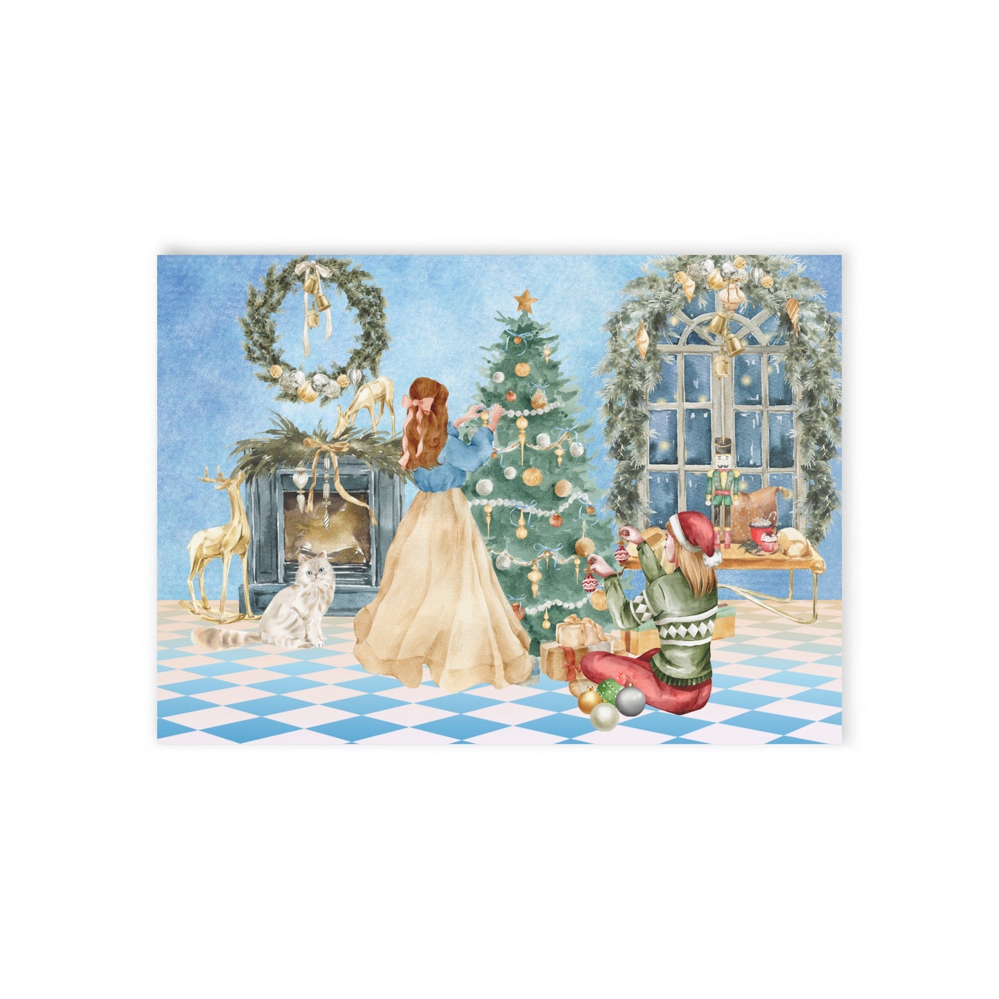 The Dreamer's Bookshop "Tree Decoration" Christmas Card