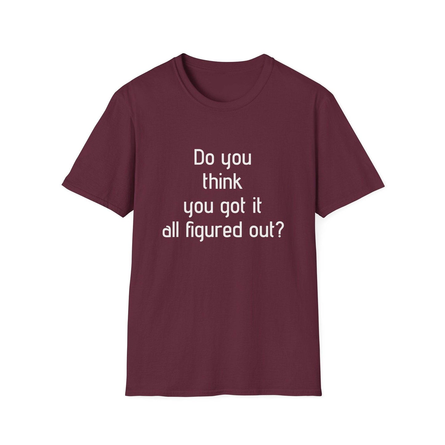 Unisex Softstyle T-Shirt - 'Think Again' - The Dreamer's Bookshop.