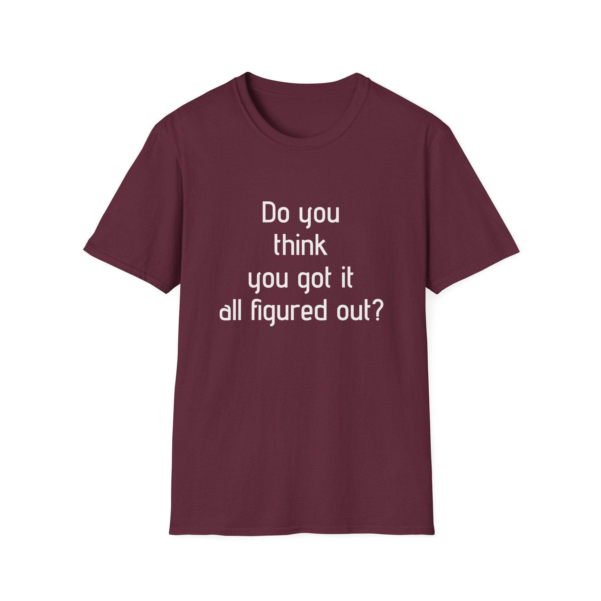 Unisex Softstyle T-Shirt - 'Think Again' - The Dreamer's Bookshop.