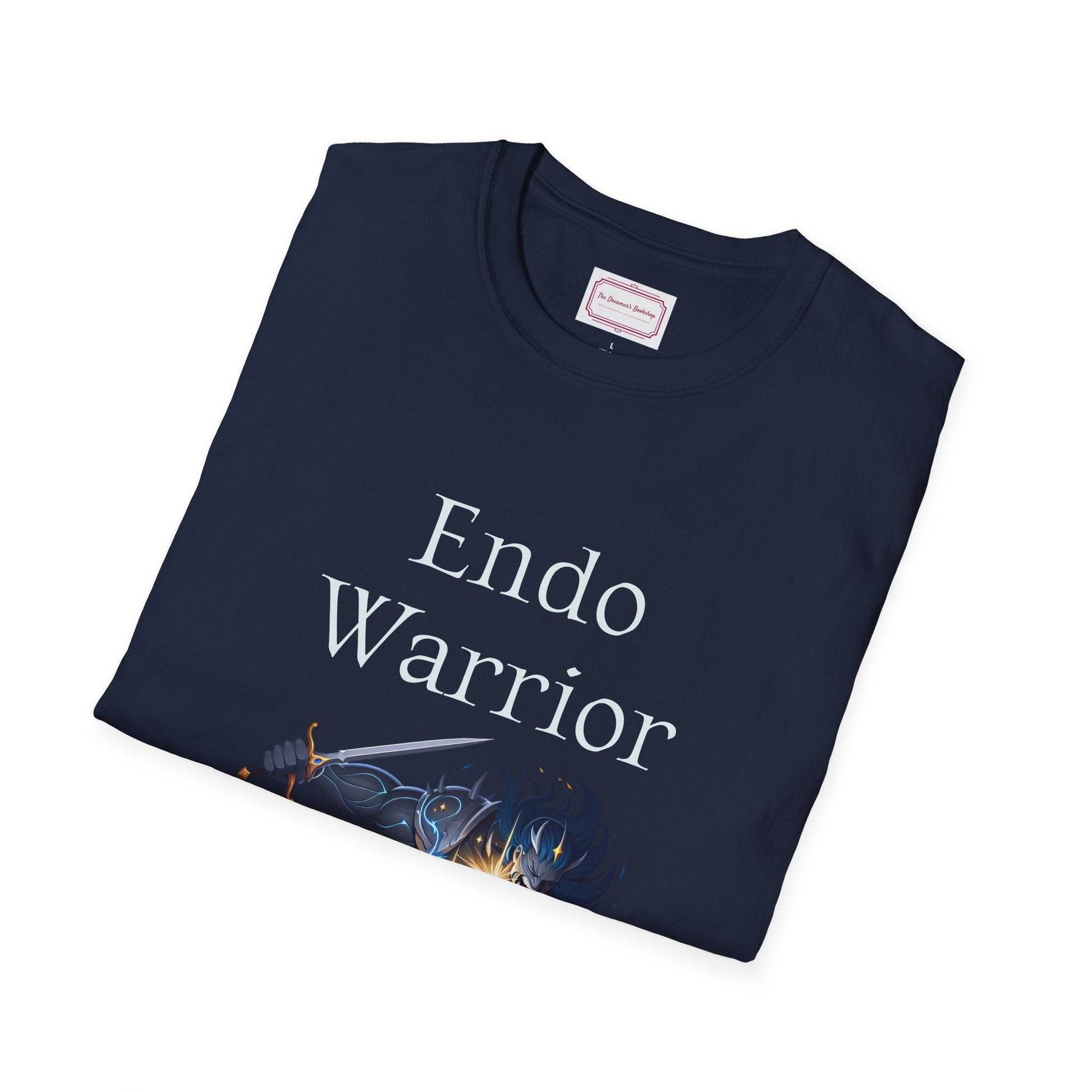 Endometriosis Warrior Unisex Softstyle T-Shirt - Embrace Your Battles - The Dreamer's Bookshop.