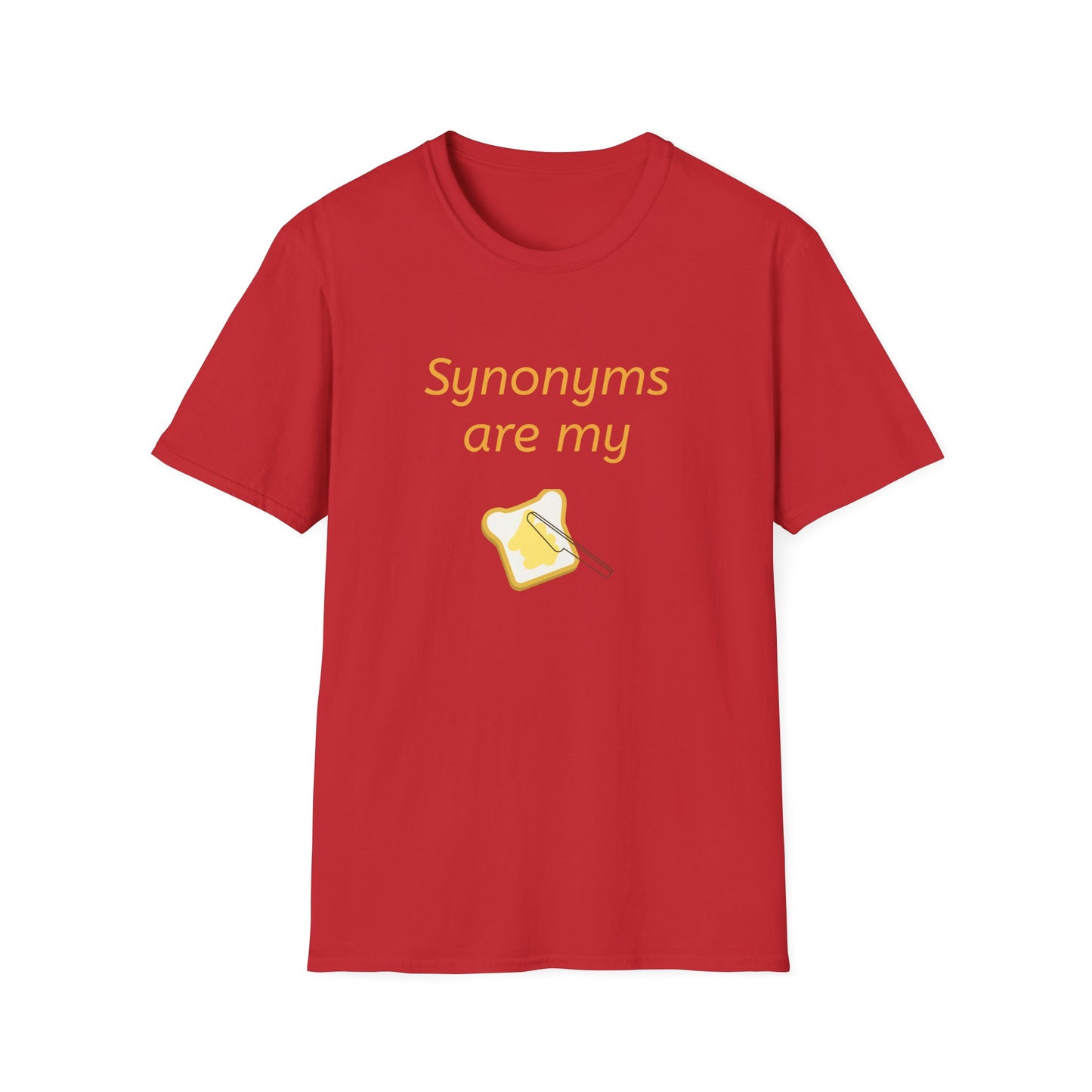 Funny "Synonyms Are My Jam" T-Shirt - Perfect Gift for Writers and Teachers - The Dreamer's Bookshop.