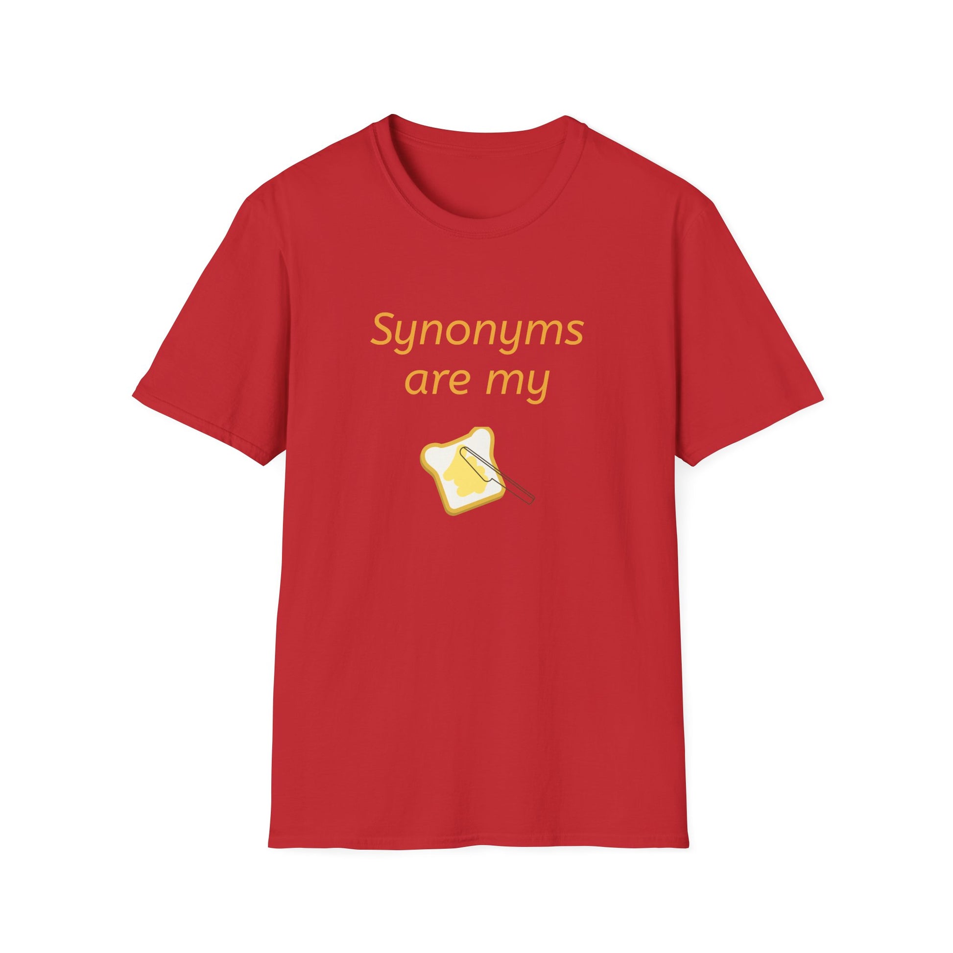 Funny "Synonyms Are My Jam" T-Shirt - Perfect Gift for Writers and Teachers - The Dreamer's Bookshop.