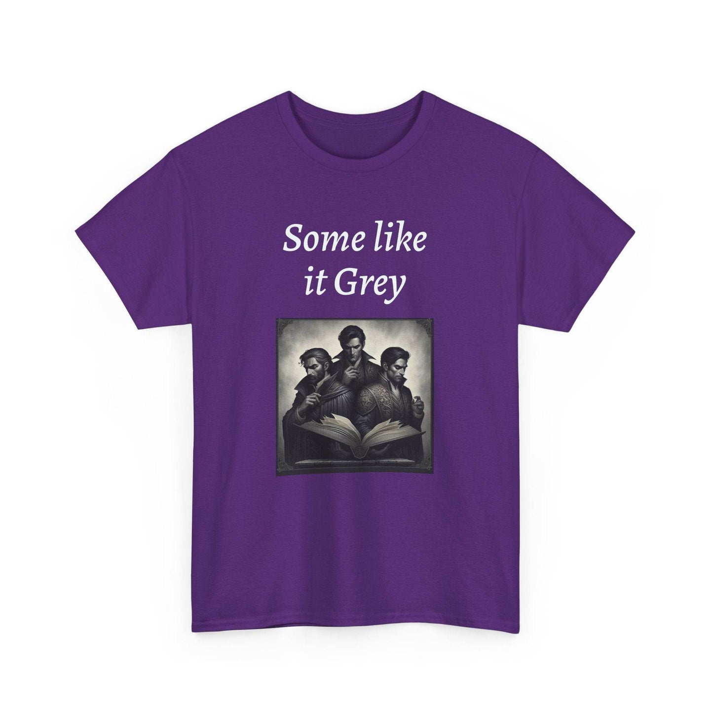 Like it Grey - Graphic Tee - Unisex Heavy Cotton T-Shirt for Book Lovers - The Dreamer's Bookshop.