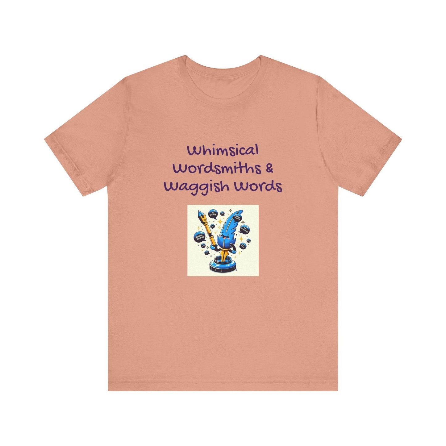 Whimsical Wordsmith Unisex Jersey Tee - Fun Graphic for Writers & Word Lovers - The Dreamer's Bookshop.