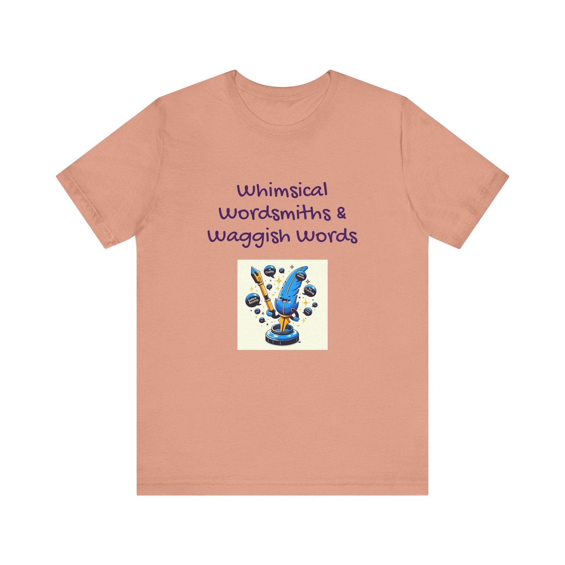 Whimsical Wordsmith Unisex Jersey Tee - Fun Graphic for Writers & Word Lovers - The Dreamer's Bookshop.
