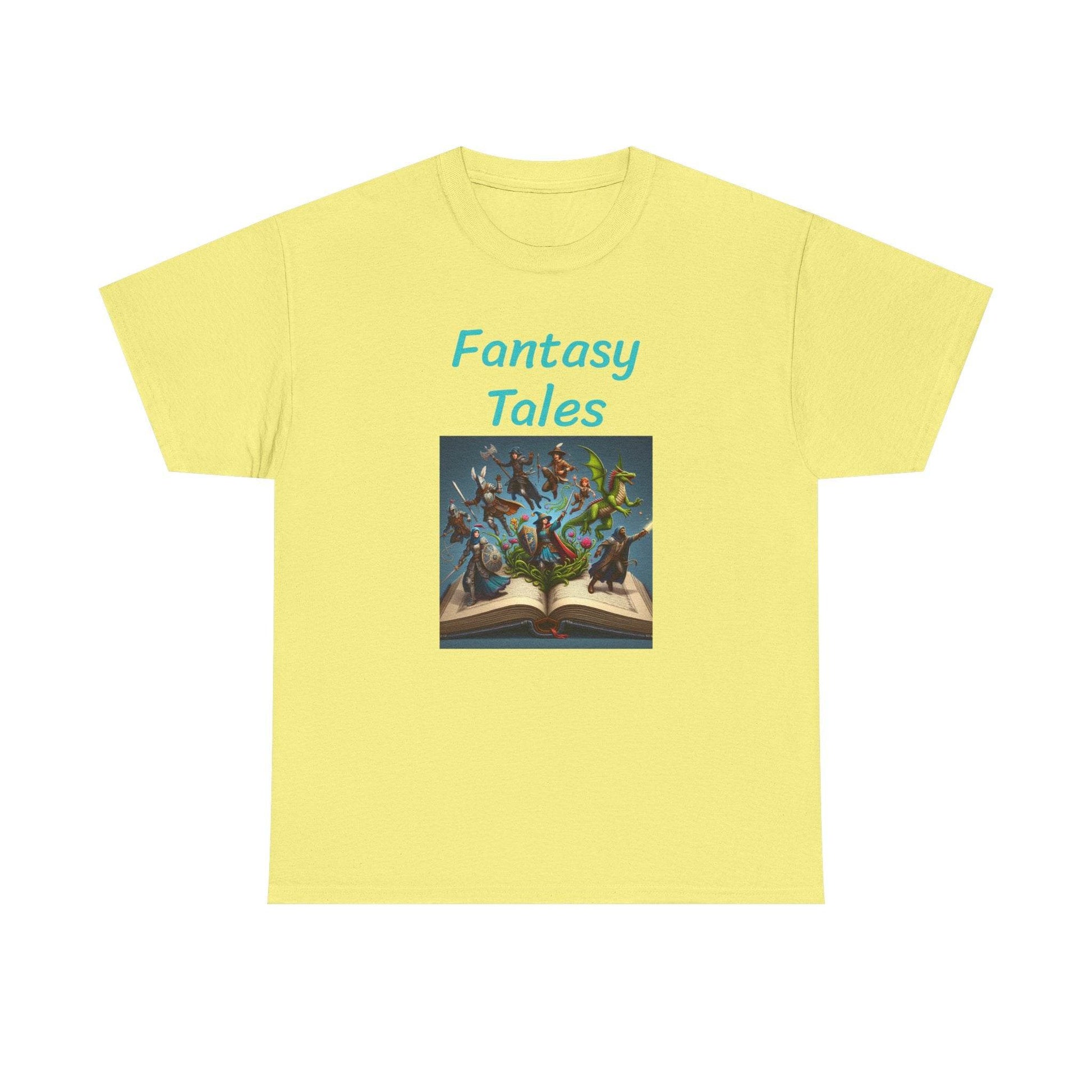 Magic - Graphic Tee - Unisex Heavy Cotton T-Shirt - Fantasy Tales - The Dreamer's Bookshop.
