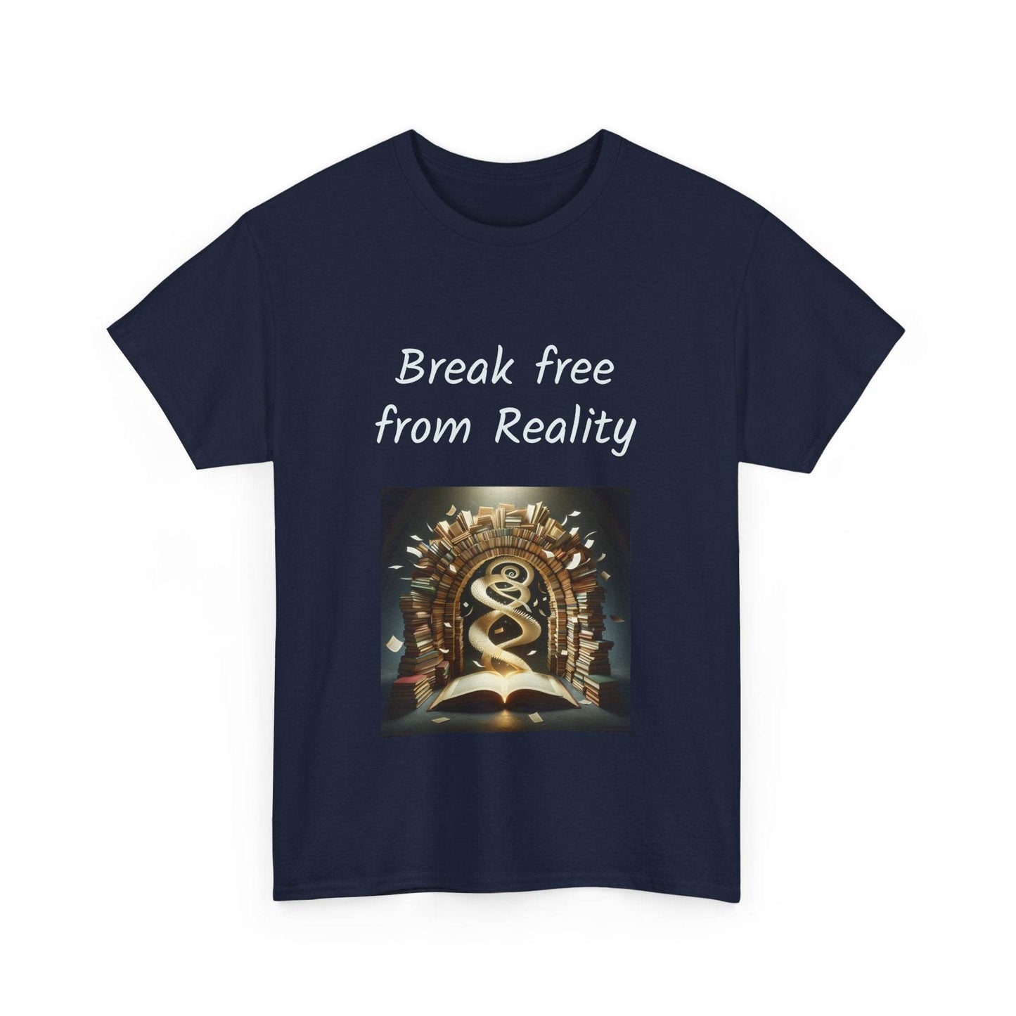 Break Free - Unisex Heavy Cotton Tee - Book Lovers - The Dreamer's Bookshop.