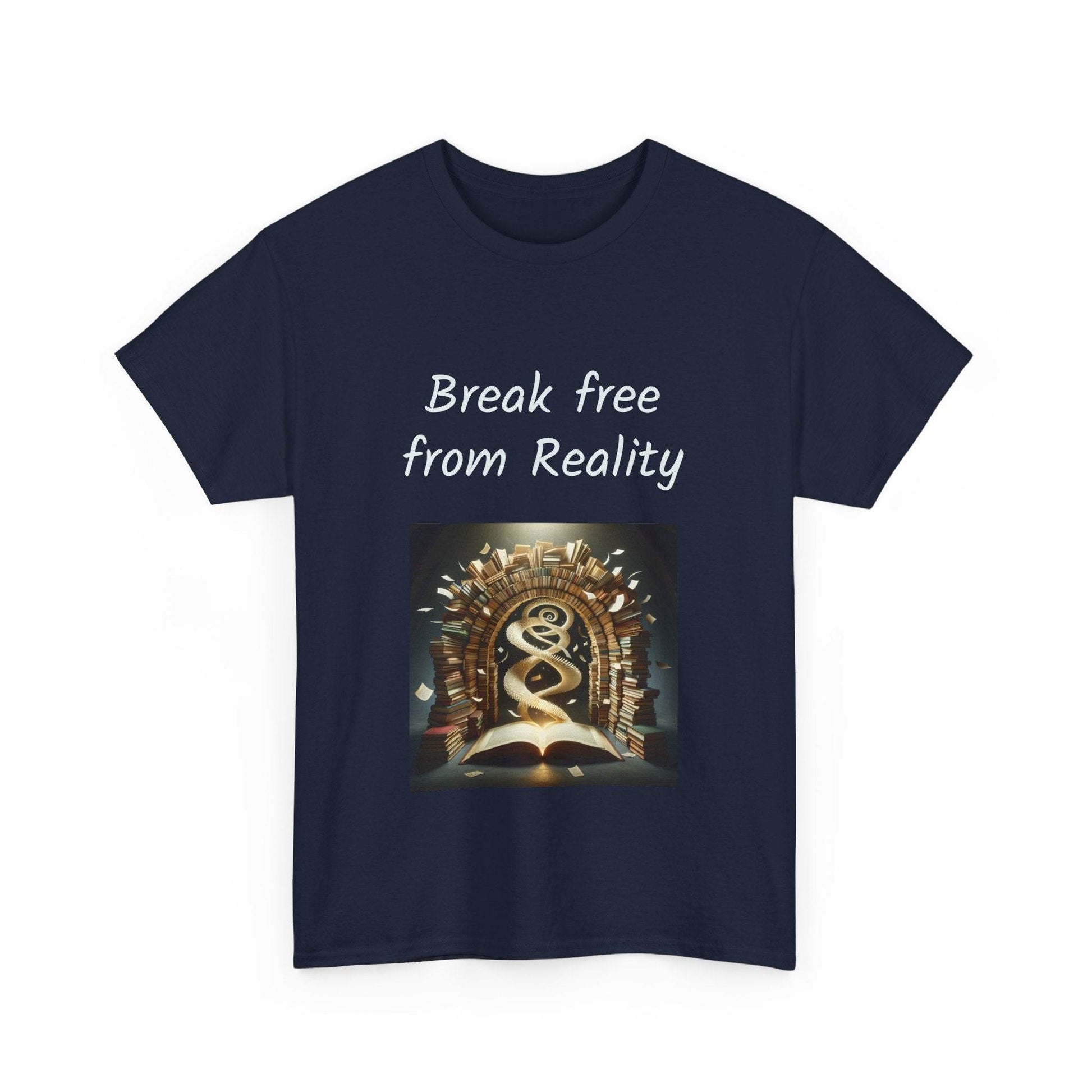 Break Free - Unisex Heavy Cotton Tee - Book Lovers - The Dreamer's Bookshop.