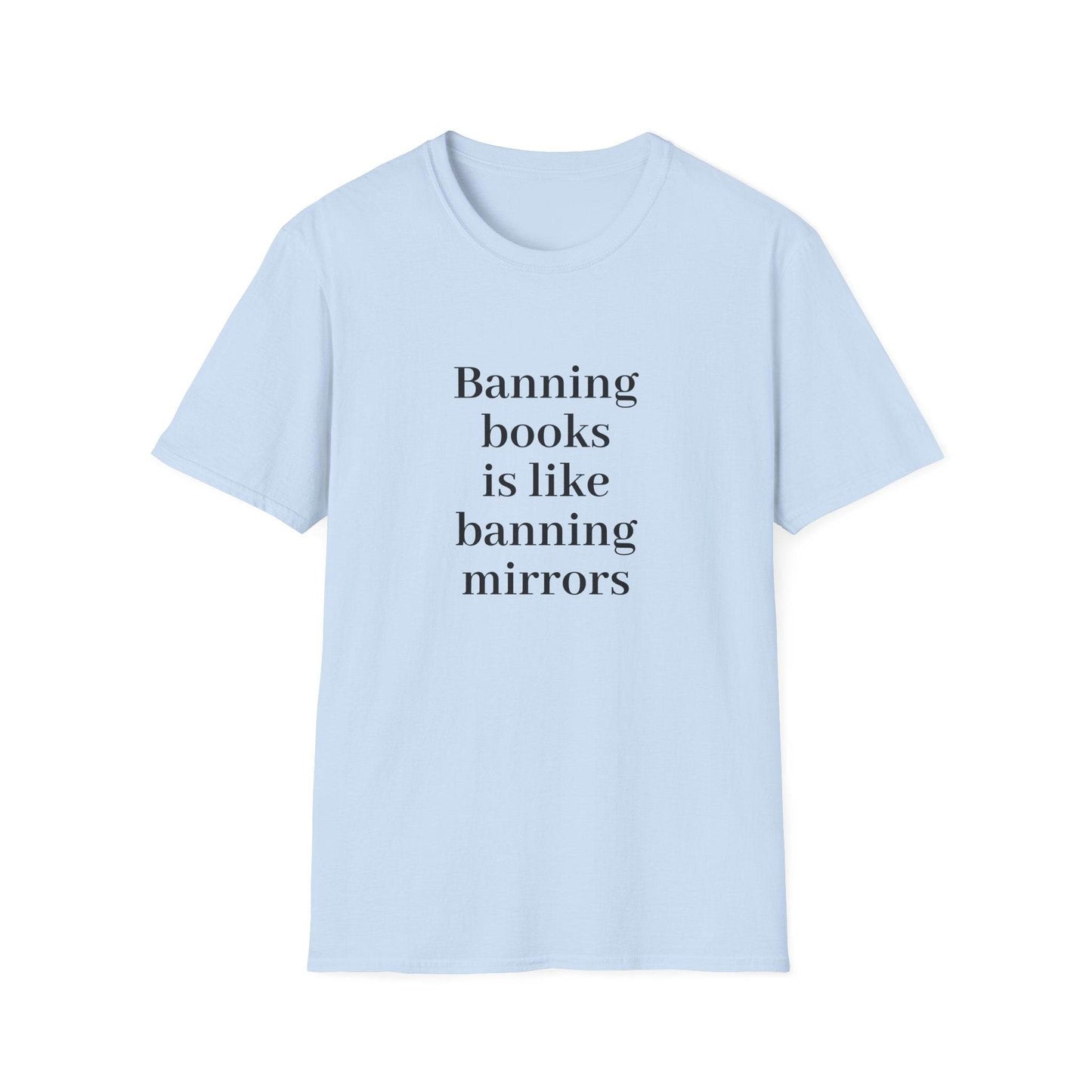 Unisex Softstyle T-Shirt - 'Banning Books' - The Dreamer's Bookshop.