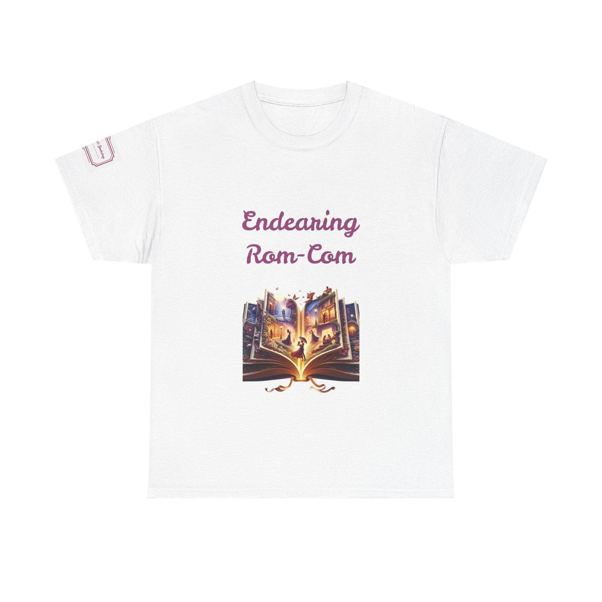 Endearing - Unisex Heavy Cotton Tee - Rom-Com Books - The Dreamer's Bookshop.