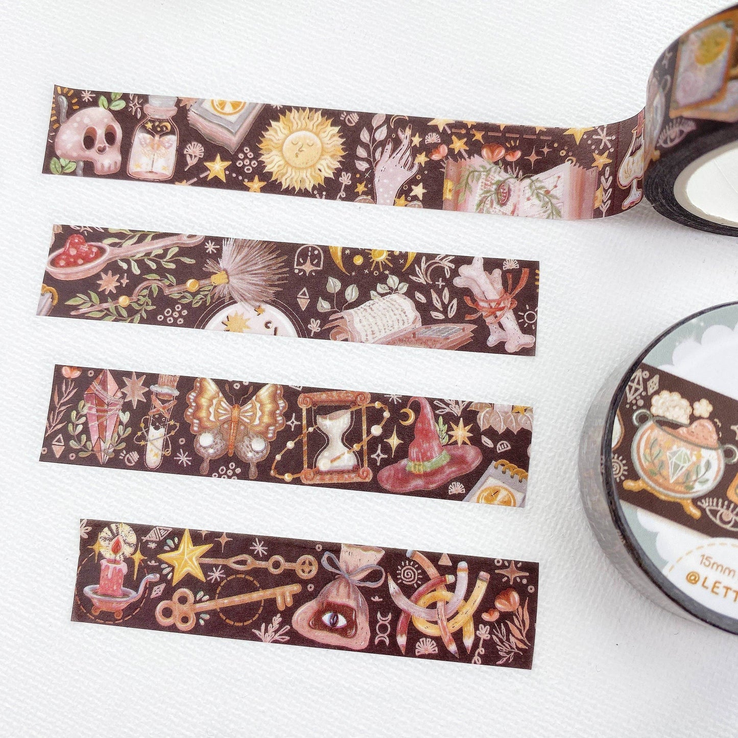 LETTOOn - Washi-tape - Dark Magic - The Dreamer's Bookshop.