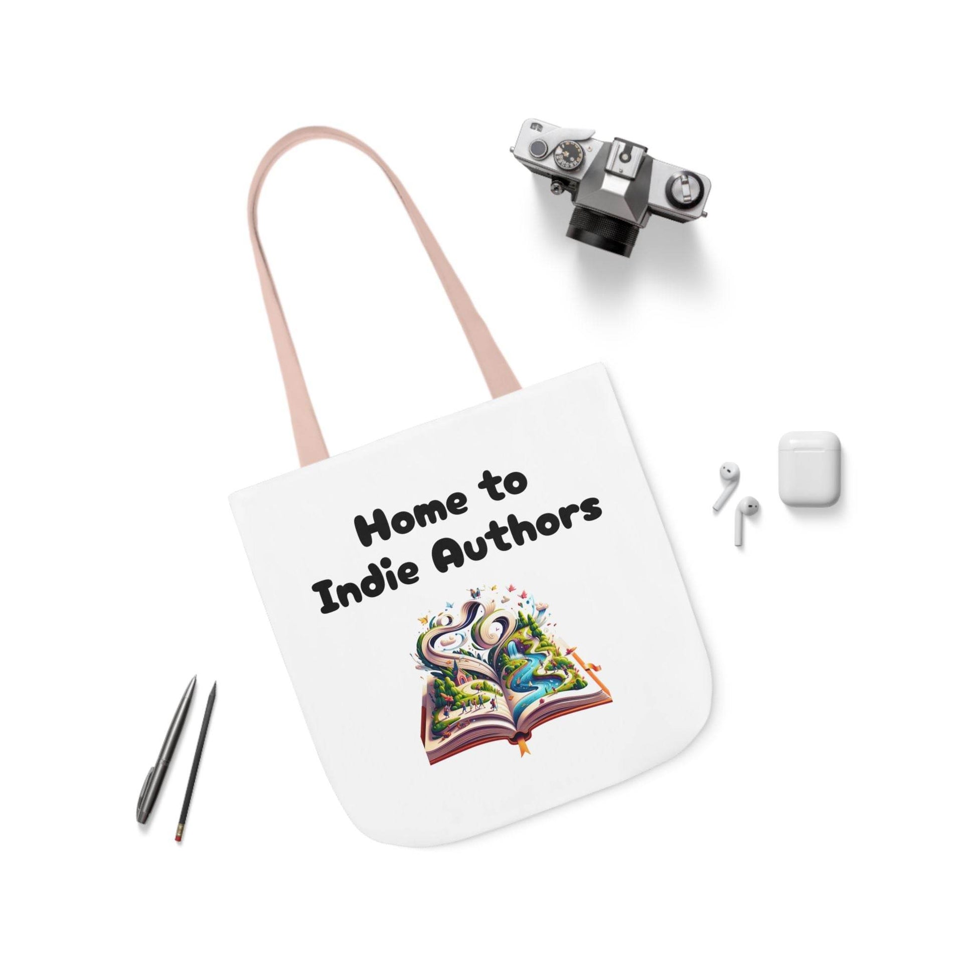 Home to Indie Authors Tote Bag - Perfect Gift for Book Lovers - The Dreamer's Bookshop.