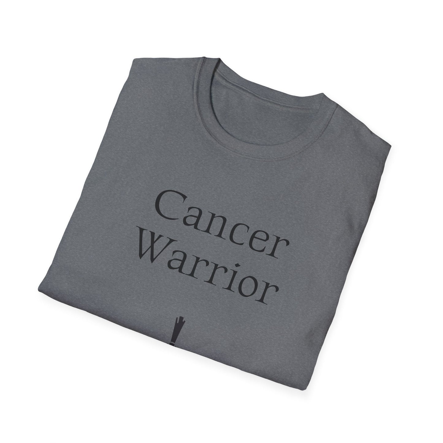 Cancer Warrior Unisex Softstyle T-Shirt - Empowering Battle for Women's Health