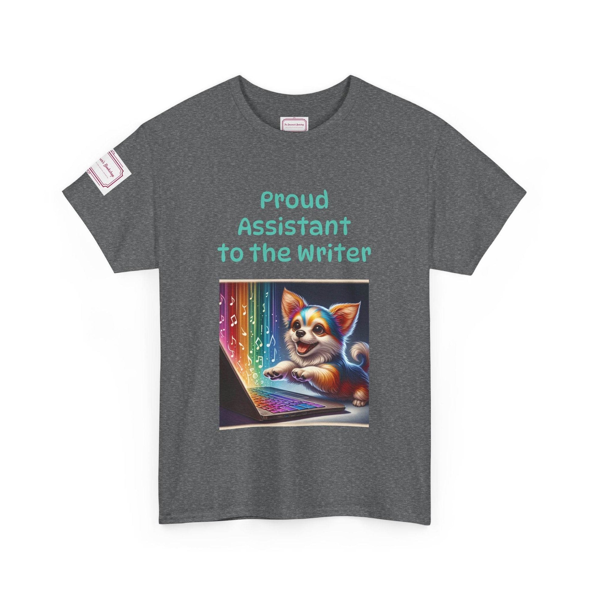 Writer Assistant - Unisex Heavy Cotton Tee - Perfect for Book Lovers - The Dreamer's Bookshop.
