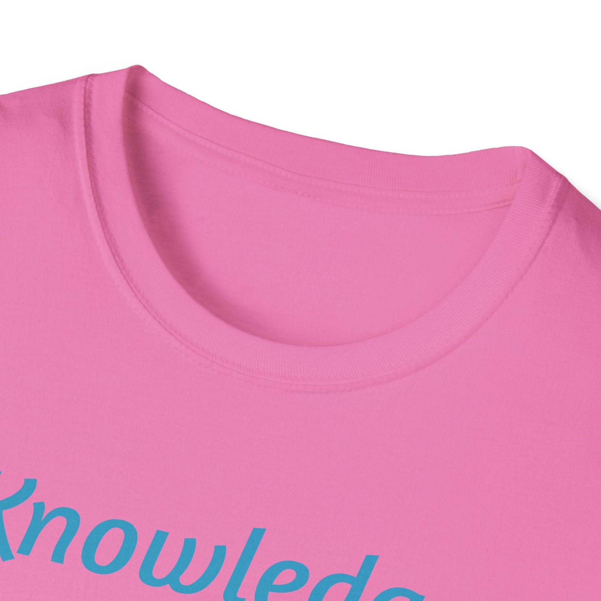 Knowledge Keeper Graphic T-Shirt - Unisex Softstyle Tee, Owl Design - Proud Reader - The Dreamer's Bookshop.