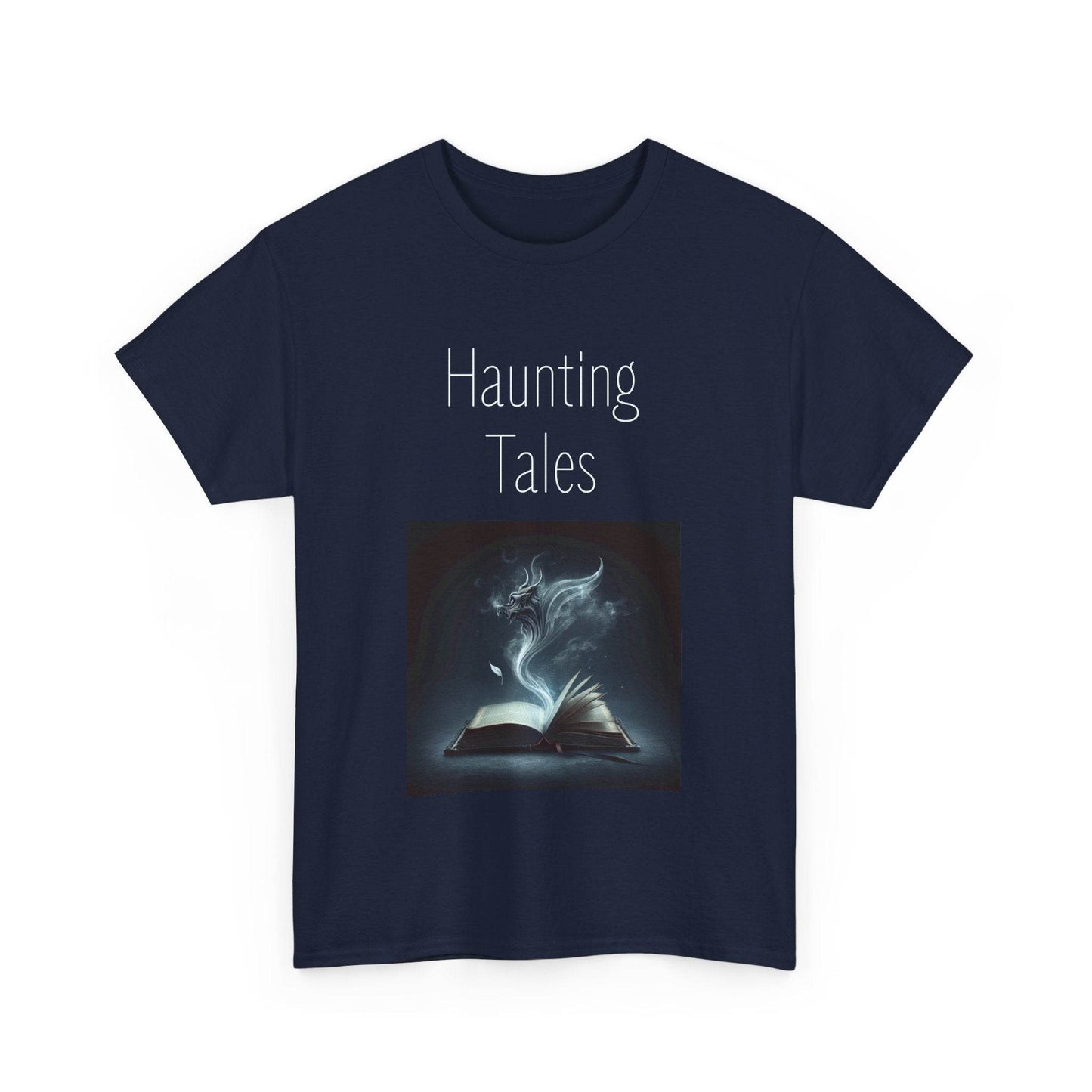 Haunting Tales - A Unisex Heavy Cotton Tee - Perfect for Book Lovers - The Dreamer's Bookshop.