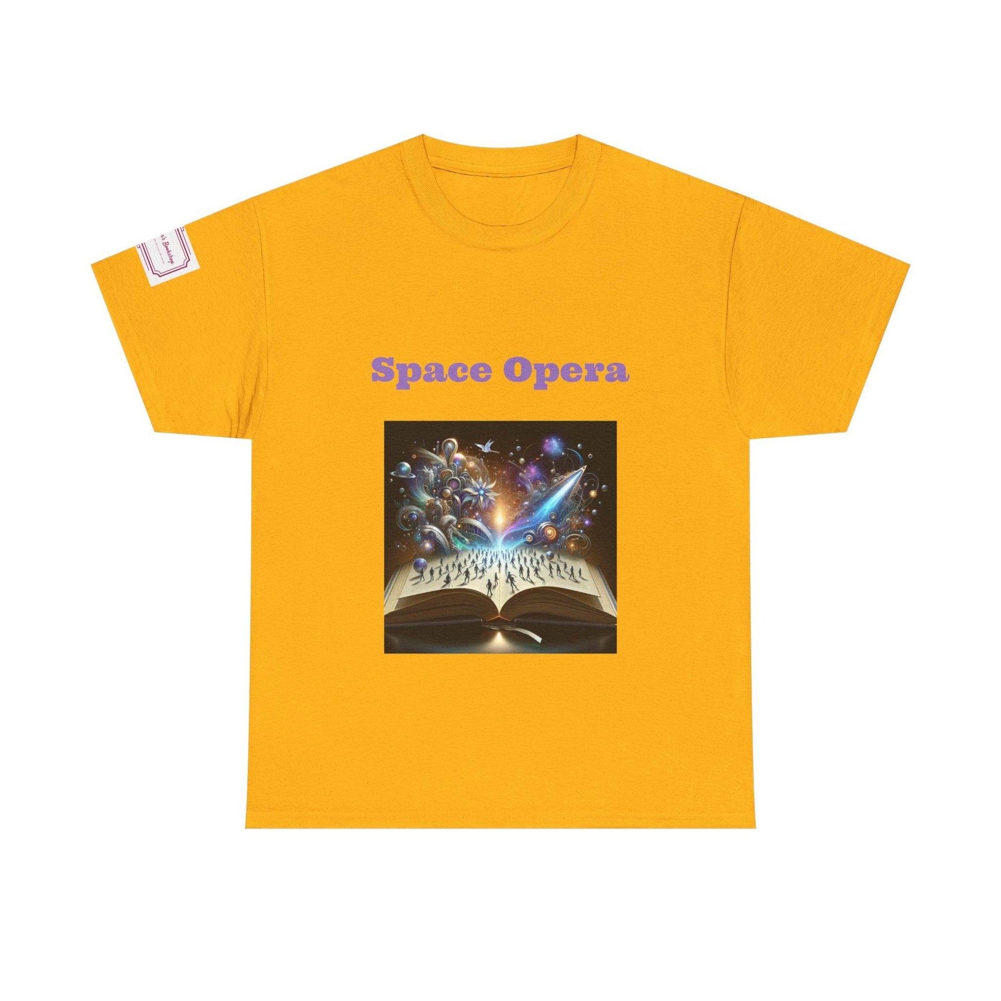 Space Opera - Graphic Unisex Heavy Cotton Tee - Sci-Fi Books - The Dreamer's Bookshop.