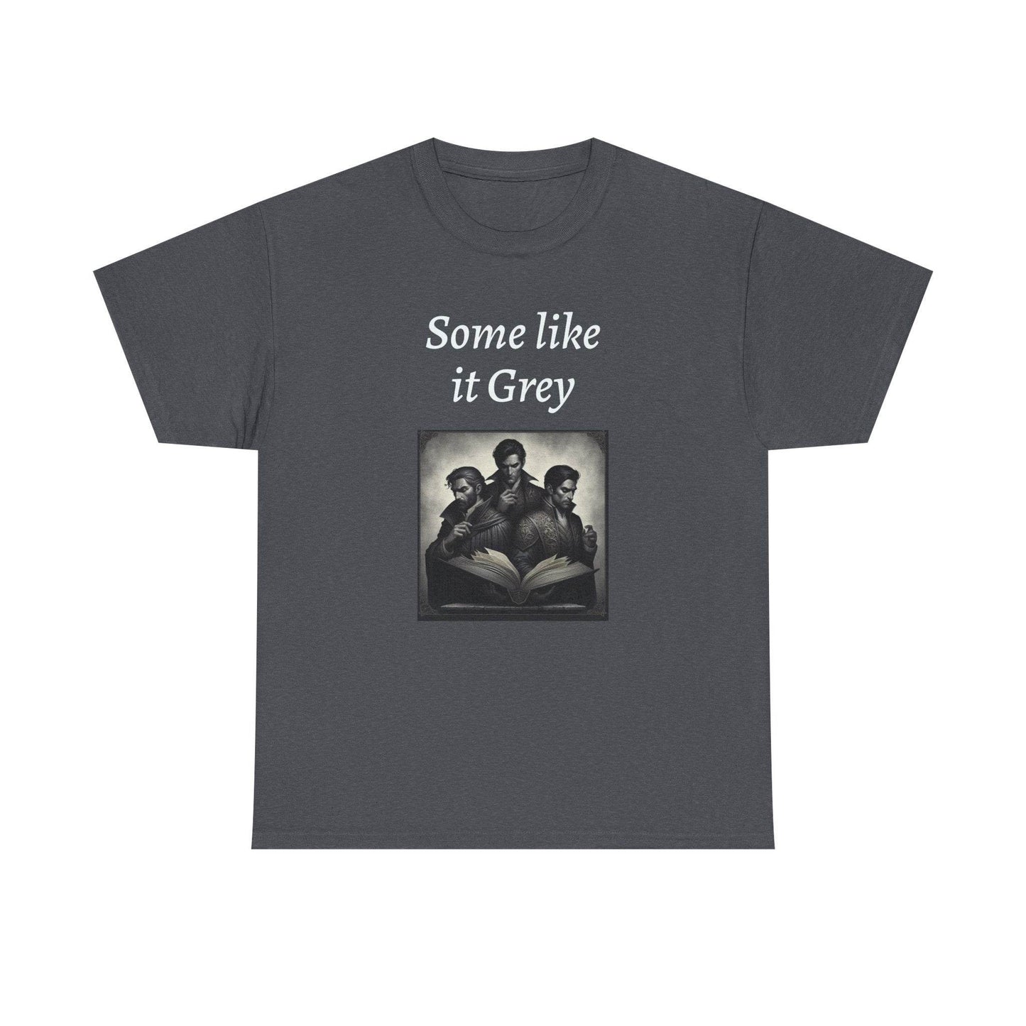Like it Grey - Graphic Tee - Unisex Heavy Cotton T-Shirt for Book Lovers - The Dreamer's Bookshop.