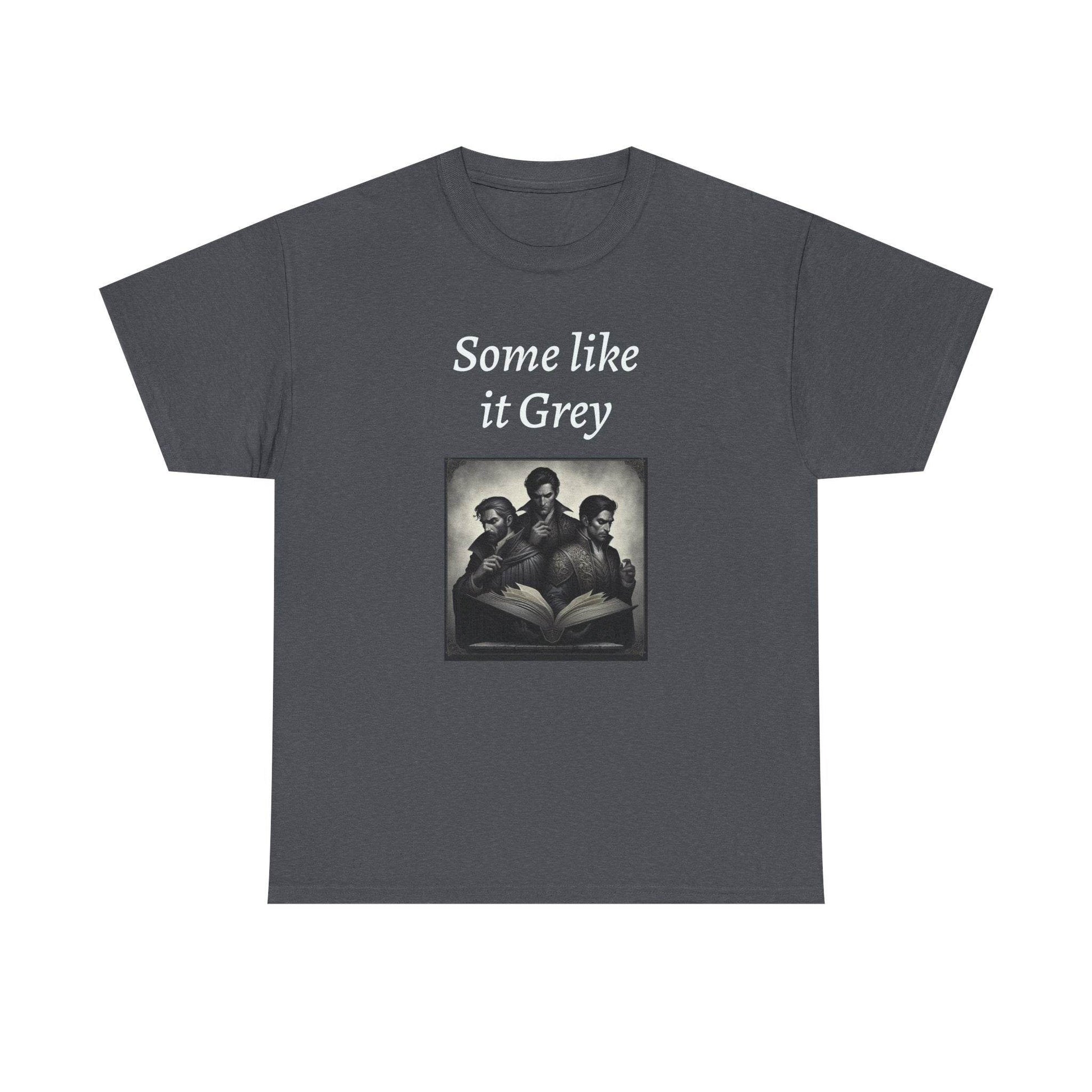 Like it Grey - Graphic Tee - Unisex Heavy Cotton T-Shirt for Book Lovers - The Dreamer's Bookshop.