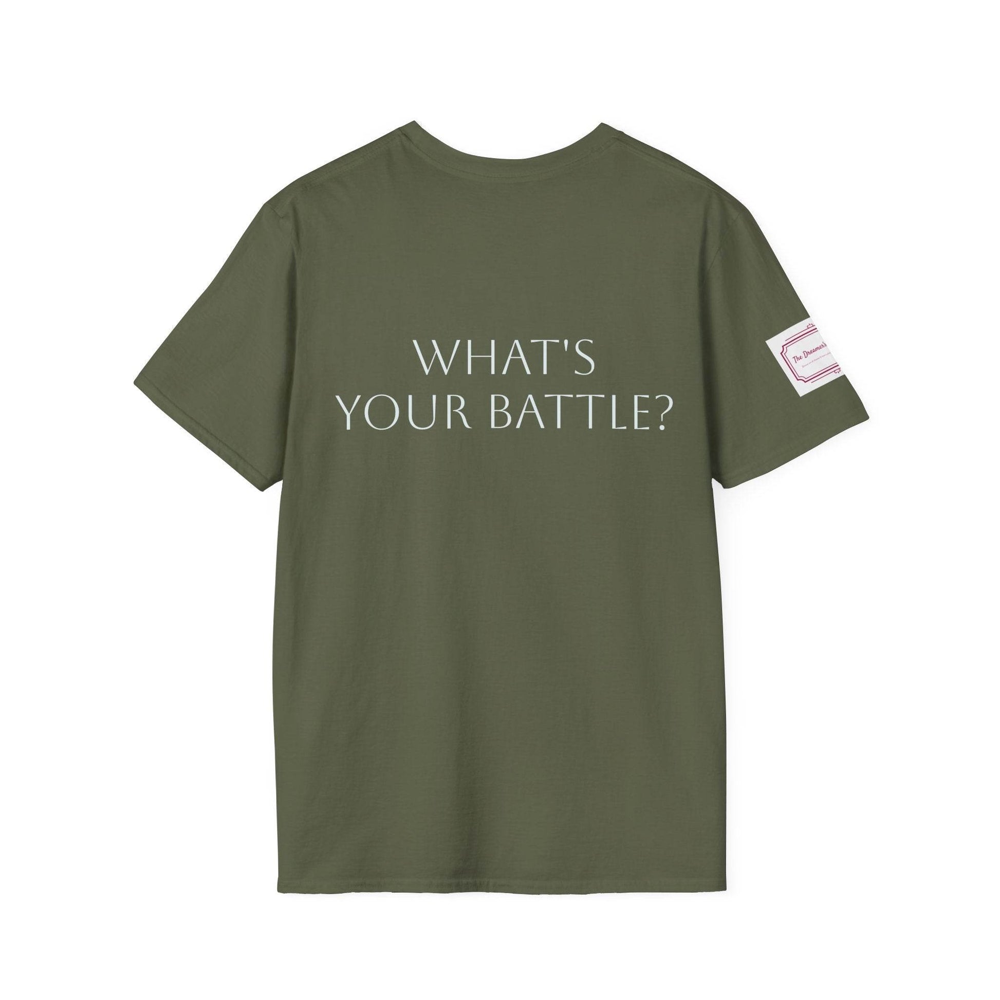Cancer Warrior Unisex Softstyle T-Shirt - Empowering Graphic Tee for Women's Health Awarenes - The Dreamer's Bookshop.