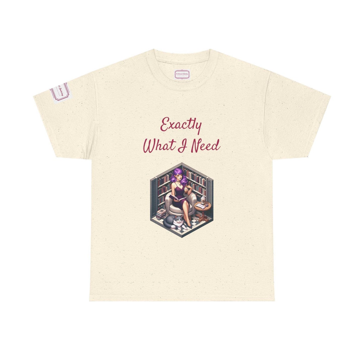 What I Need - Unisex Heavy Cotton Tee - Perfect for Book Lovers - The Dreamer's Bookshop.