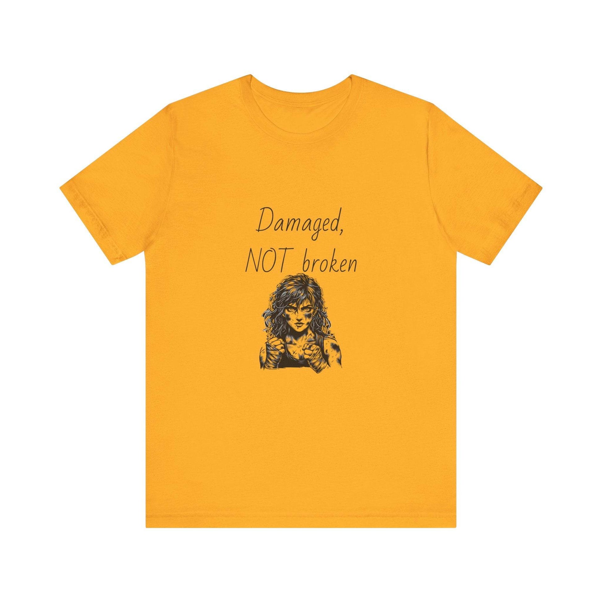 Fierce Survivor Unisex Short Sleeve Tee - Damaged, NOT broken - The Dreamer's Bookshop.