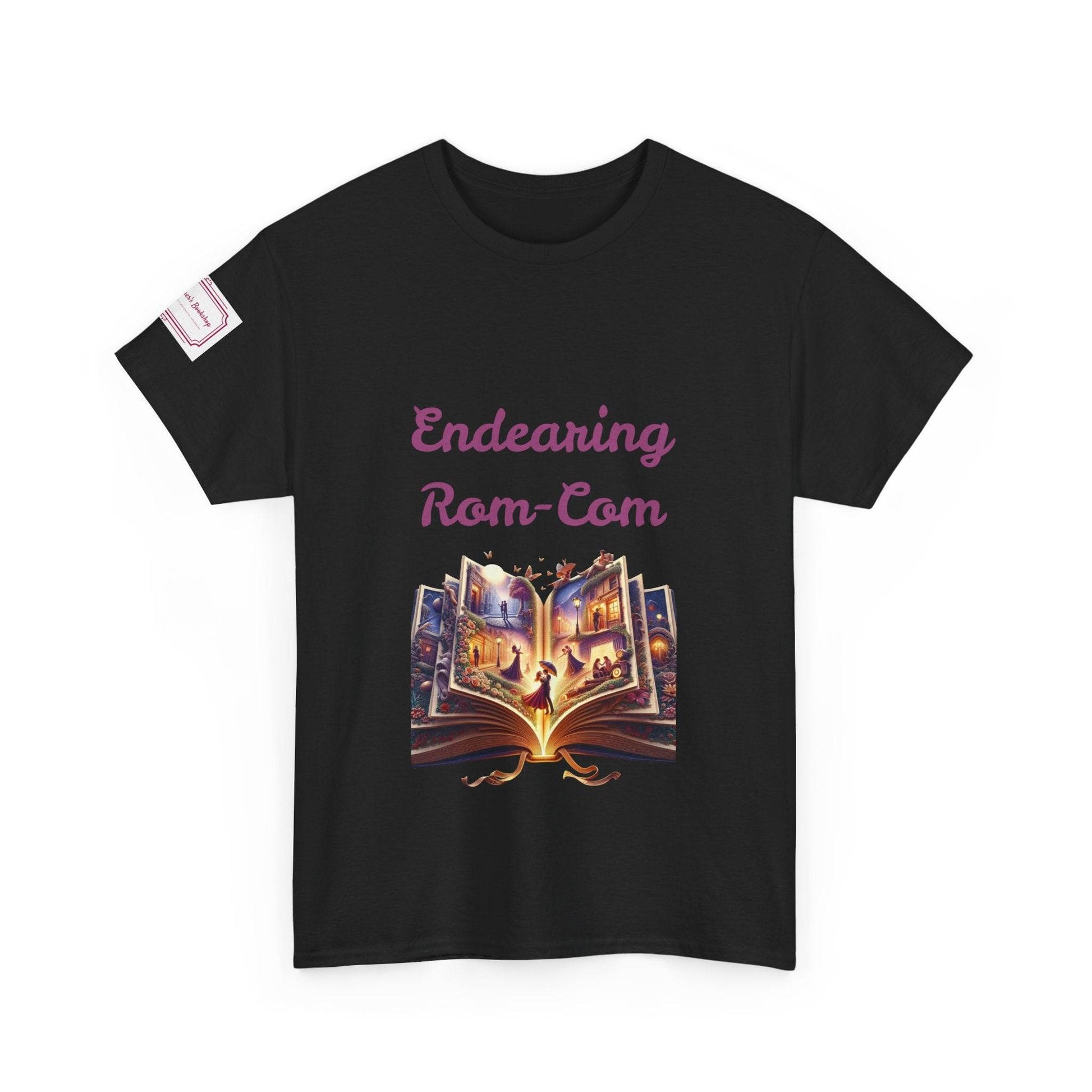 Endearing - Graphic Unisex Heavy Cotton Tee - Rom-Com Books - The Dreamer's Bookshop.