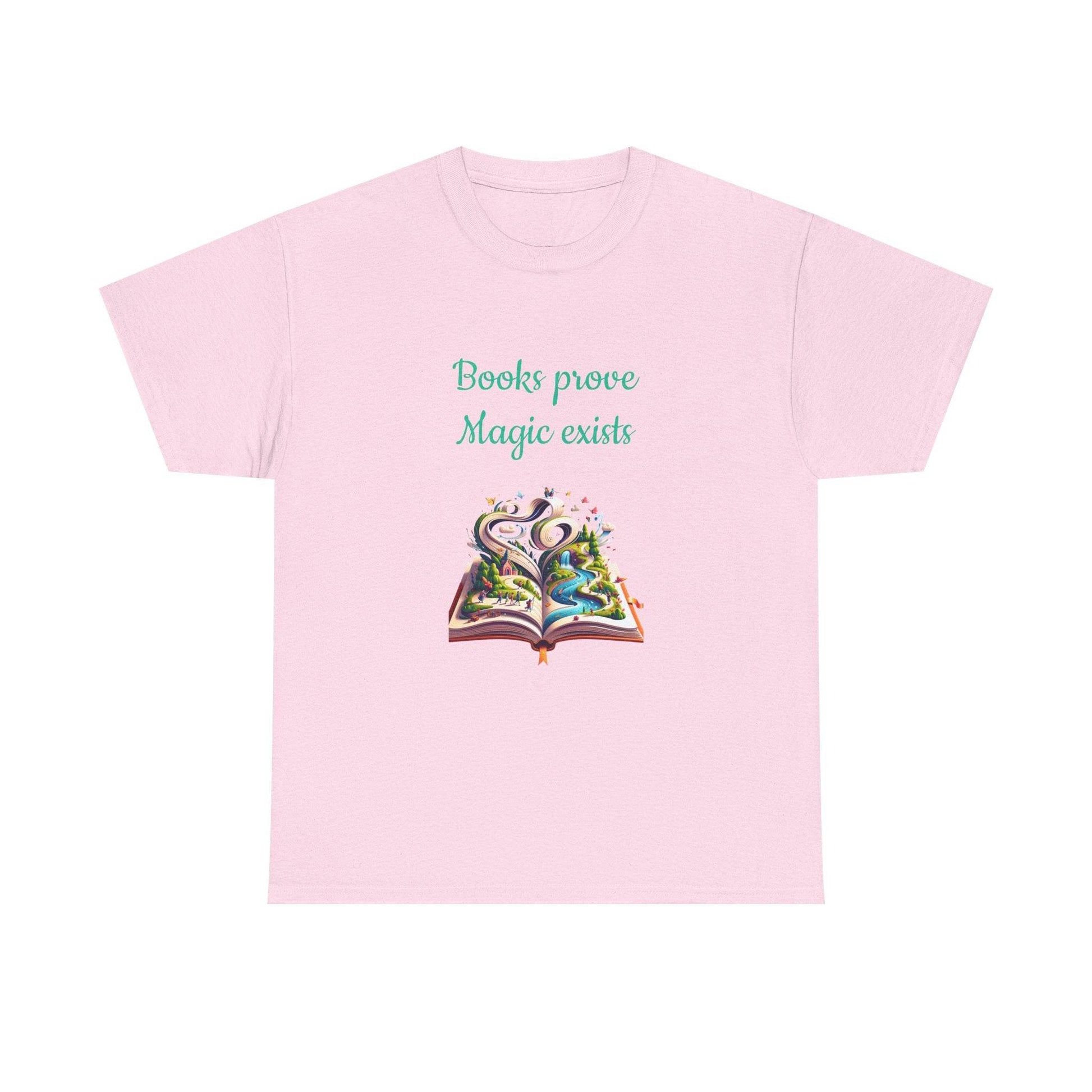Magic Exists -A Unisex Heavy Cotton Tee - Perfect for Book Lovers - The Dreamer's Bookshop.