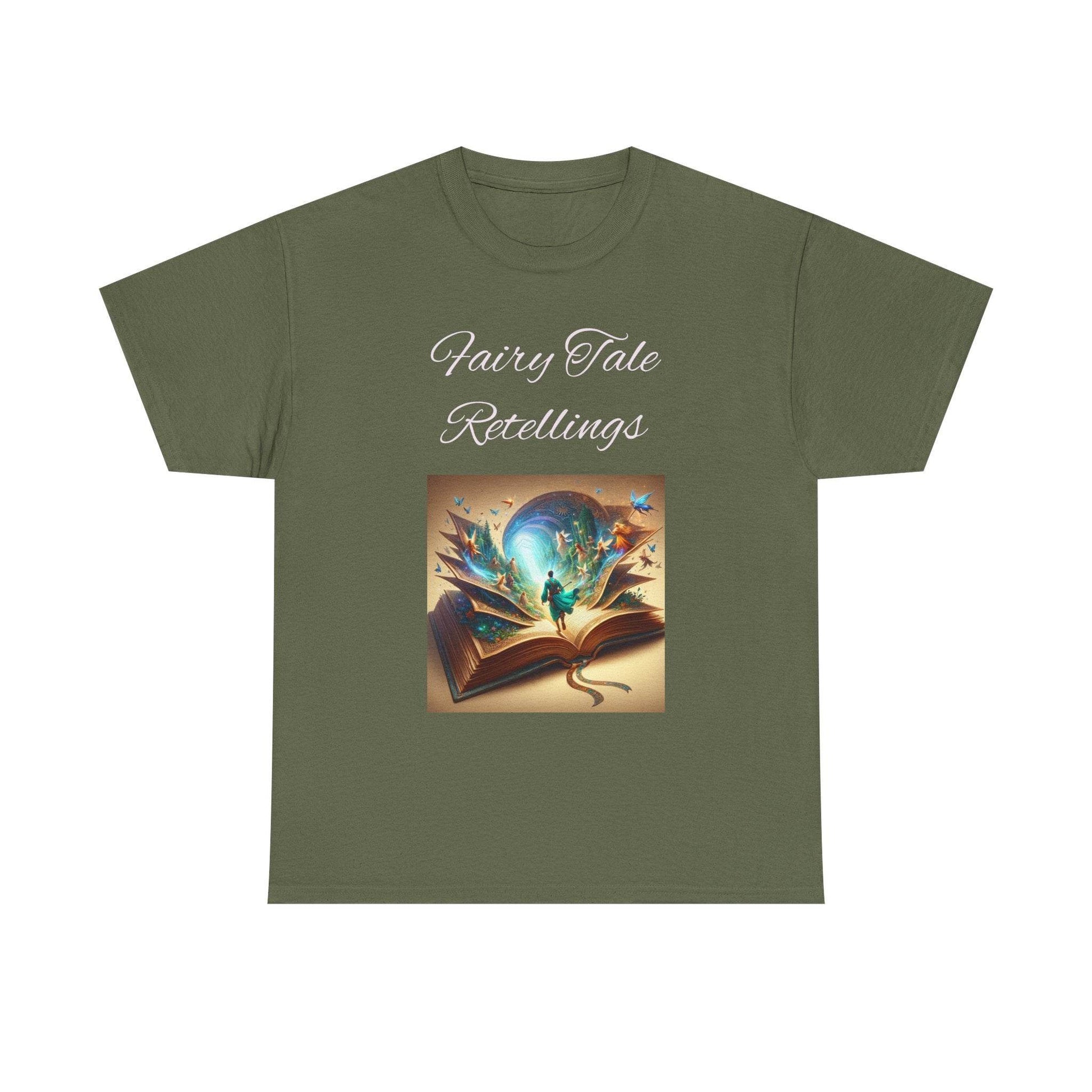 Fiction - Unisex Heavy Cotton Tee - Fairy Tale Retellings - The Dreamer's Bookshop.
