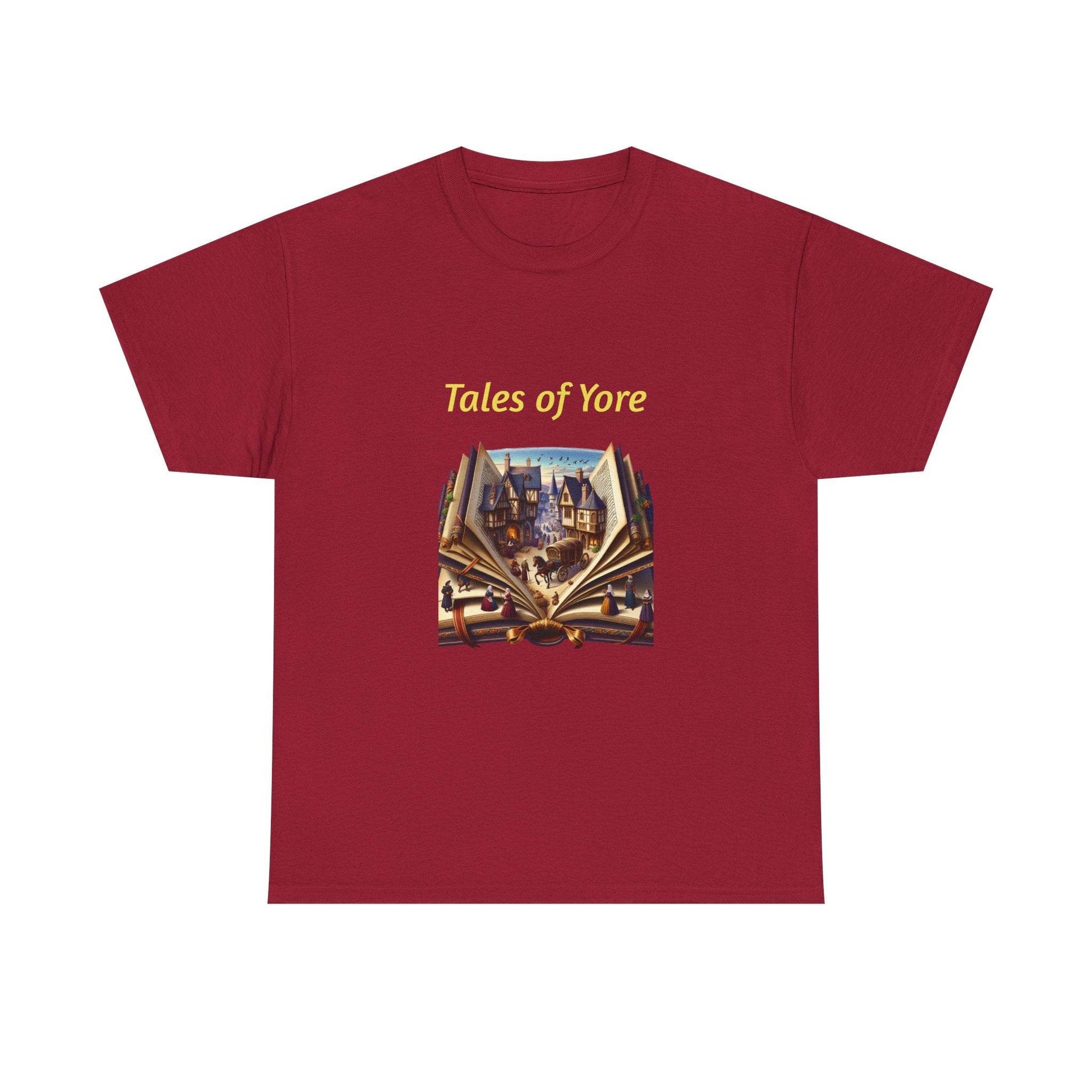 Tales of Yore - Graphic Tee - Unisex Heavy Cotton T-Shirt Historical Books - The Dreamer's Bookshop.