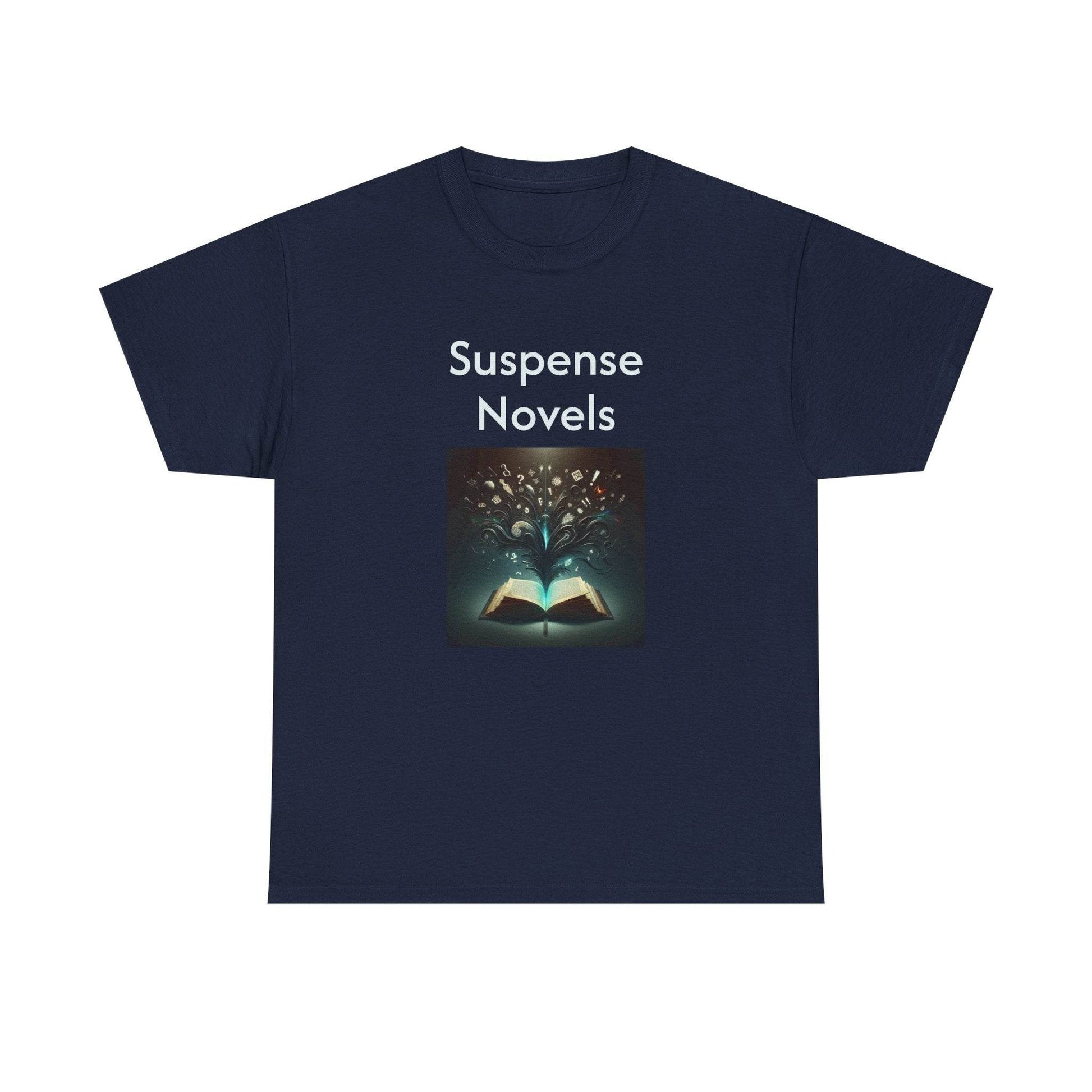 Fiction - Graphic Tee - Unisex Heavy Cotton T-Shirt Suspense Novels - The Dreamer's Bookshop.